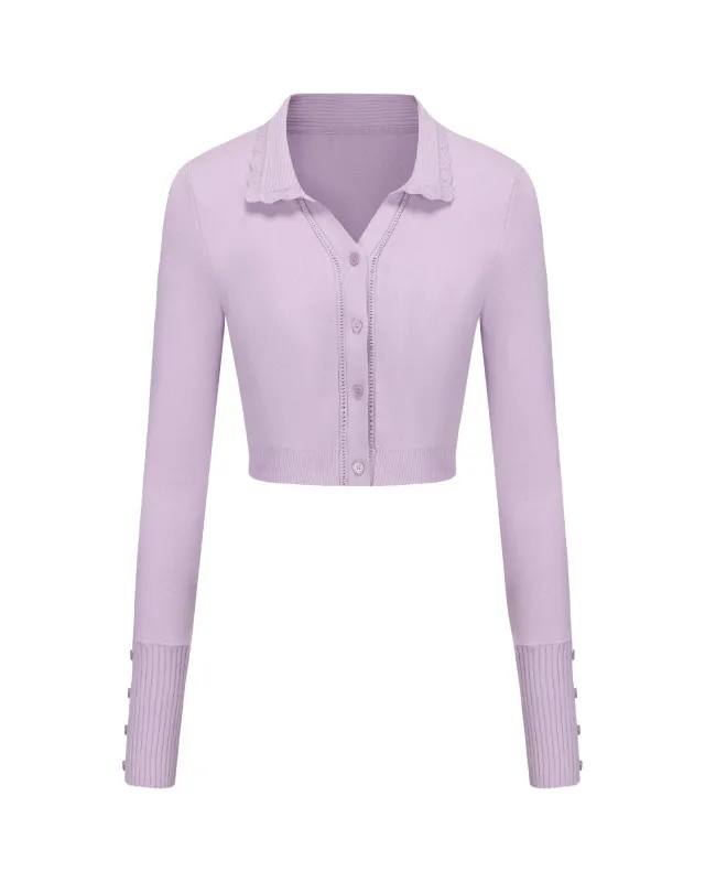 Jenna Cardigan (Purple) made by Nana Jacqueline