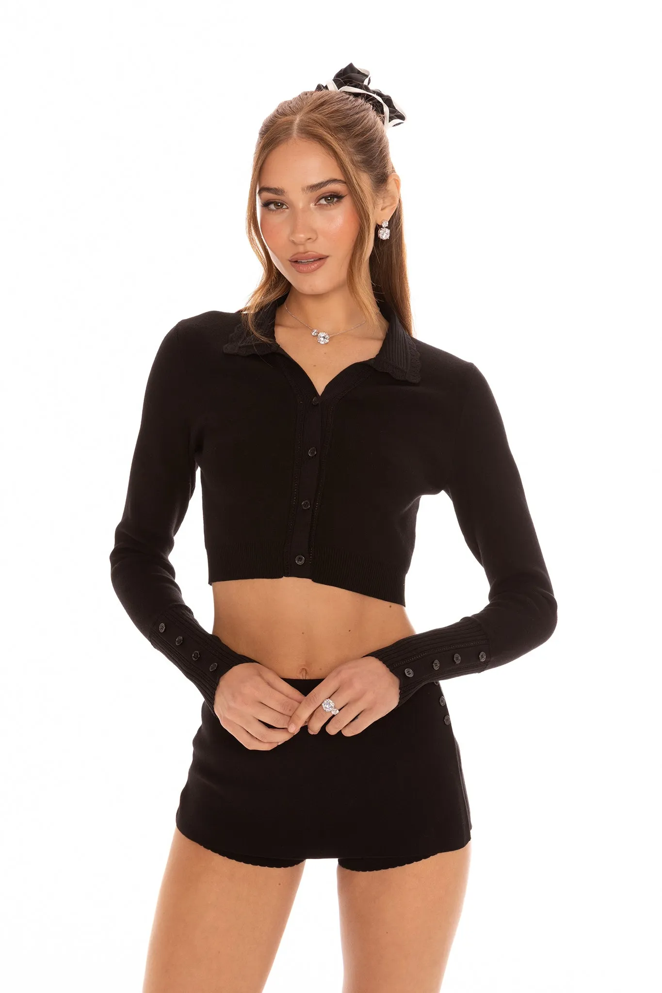 Jenna Cardigan (Black) sold by Nana Jacqueline product image thumbnail 2