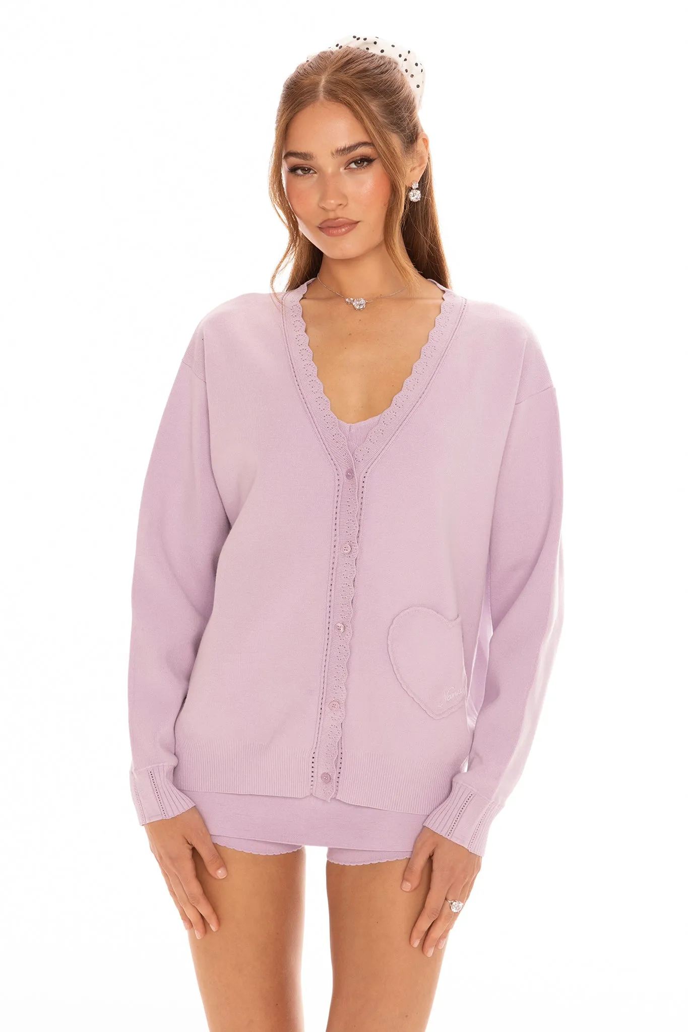 Carrie Cardigan (Purple) sold by Nana Jacqueline product image thumbnail 2