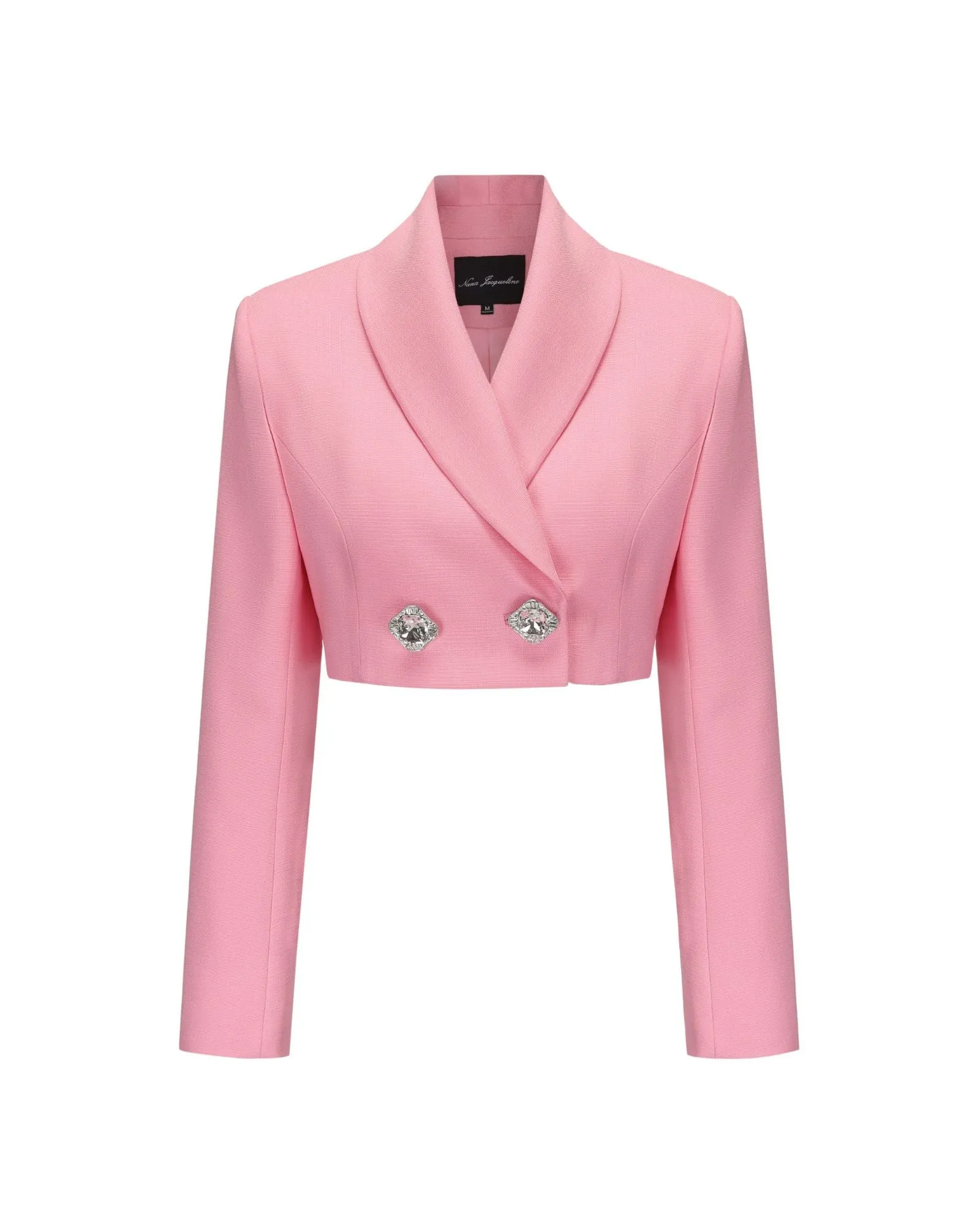 Veronica Crop Blazer (Pink) sold by Nana Jacqueline