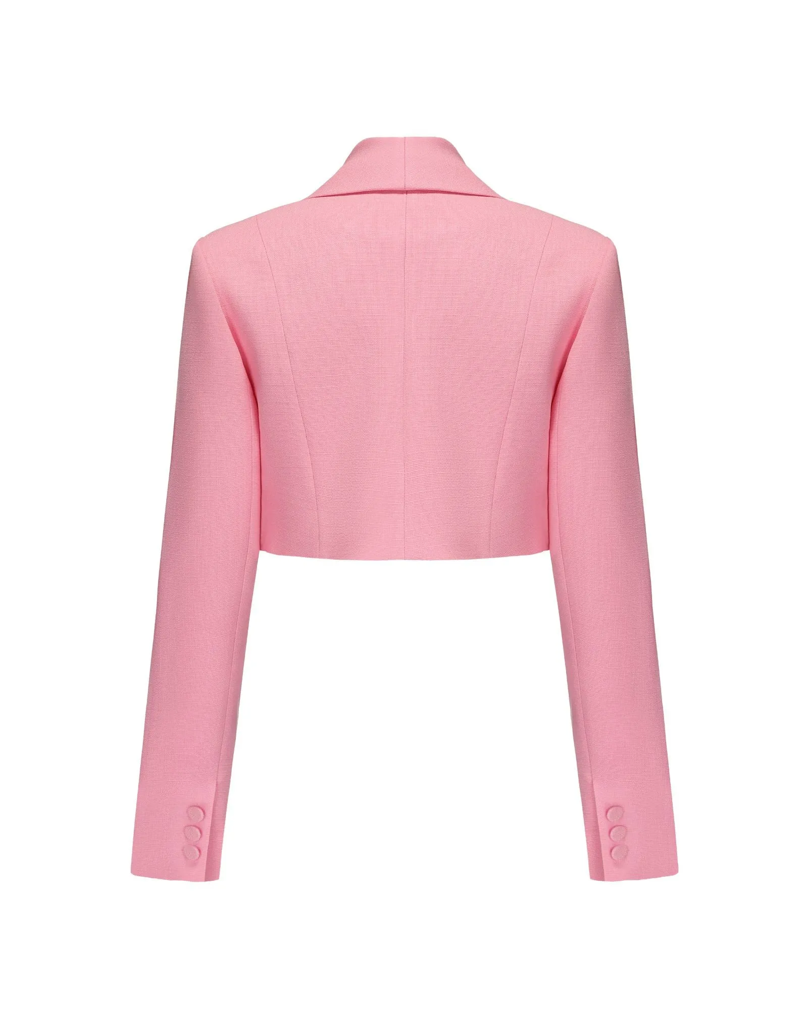 Veronica Crop Blazer (Pink) sold by Nana Jacqueline product image thumbnail 4