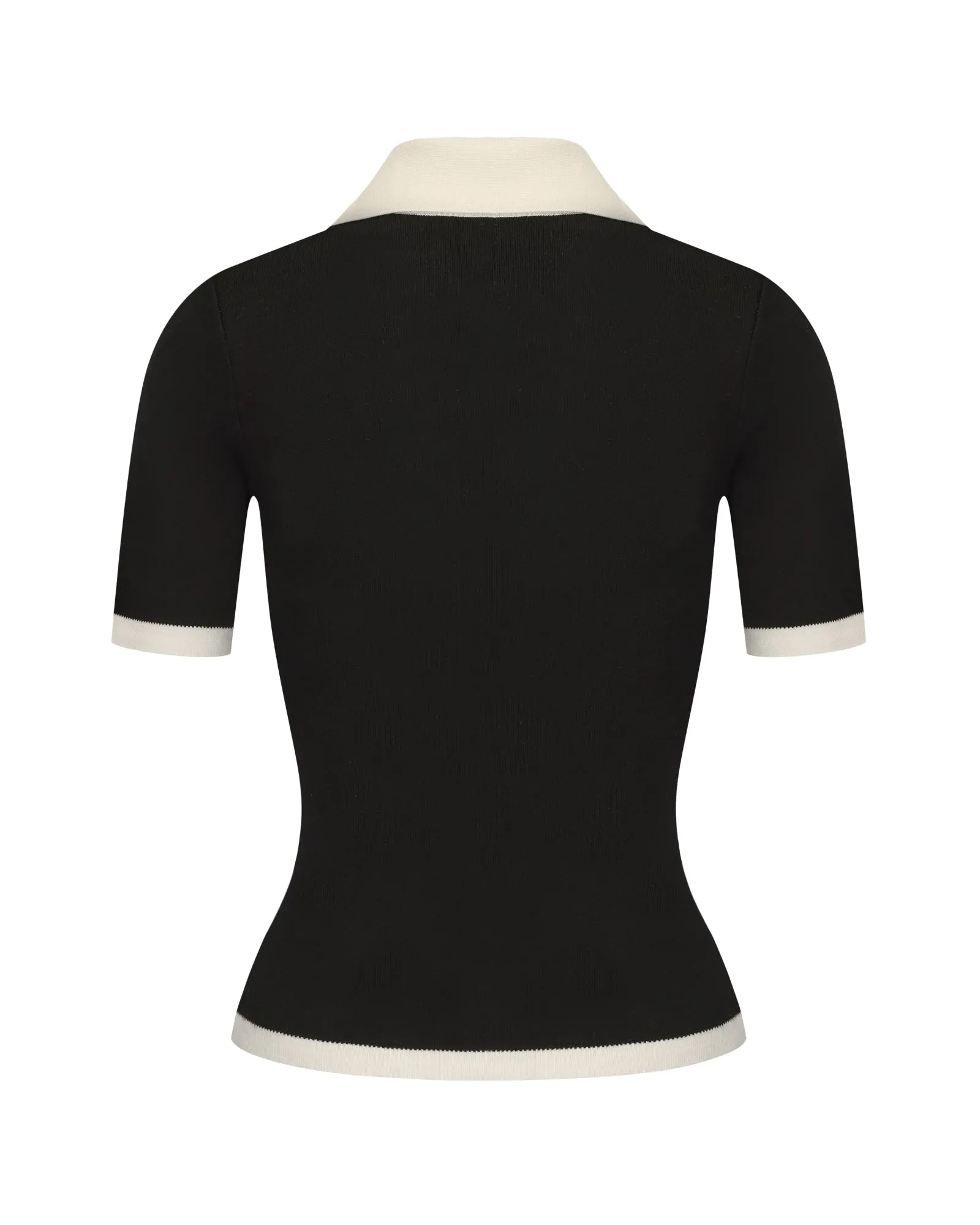 Hazel Polo Top (Black) sold by Nana Jacqueline product image thumbnail 2
