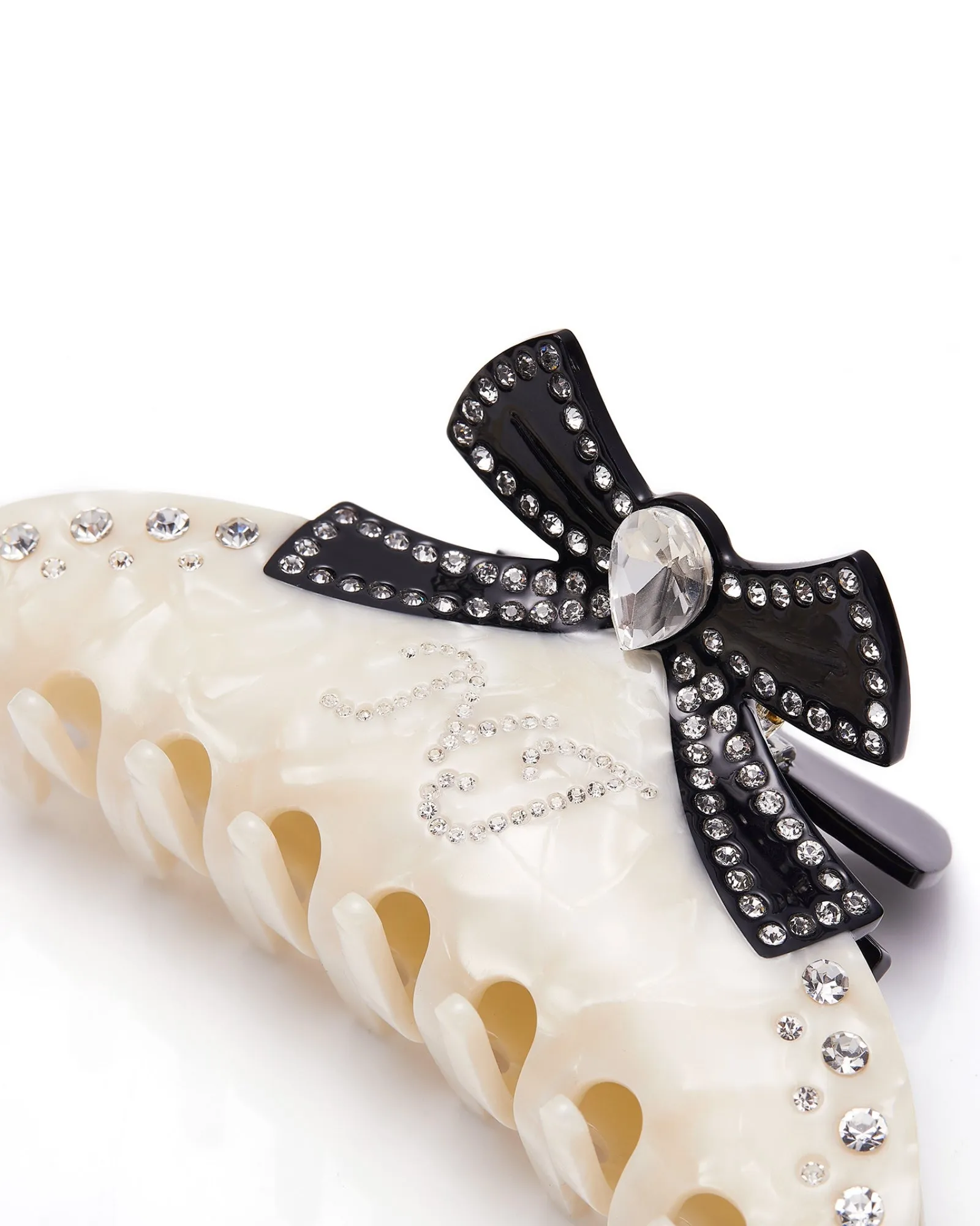 Edith Hair Clip (White) sold by Nana Jacqueline product image thumbnail 2