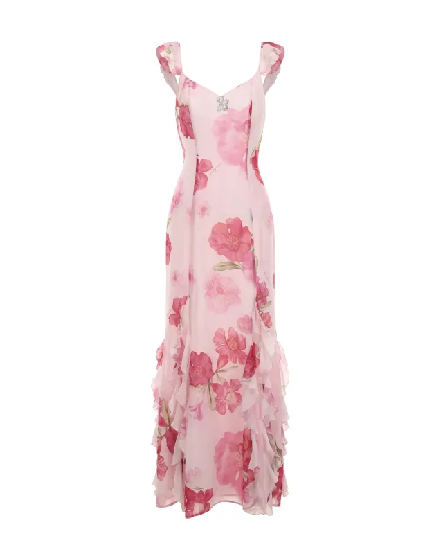 Cera Dress (Pink) made by Nana Jacqueline