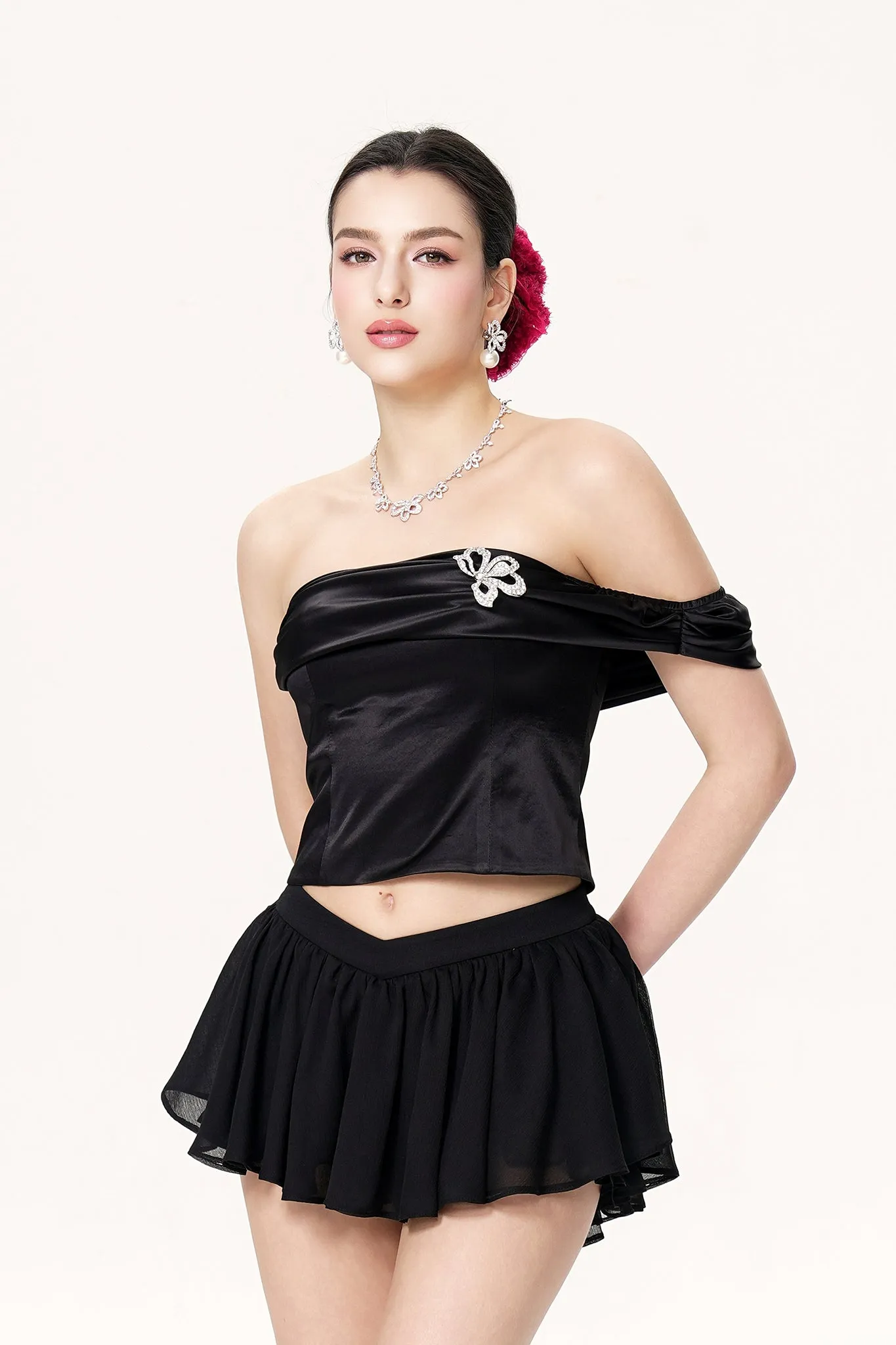 Rosaline Skirt (Black) sold by Nana Jacqueline product image thumbnail 2