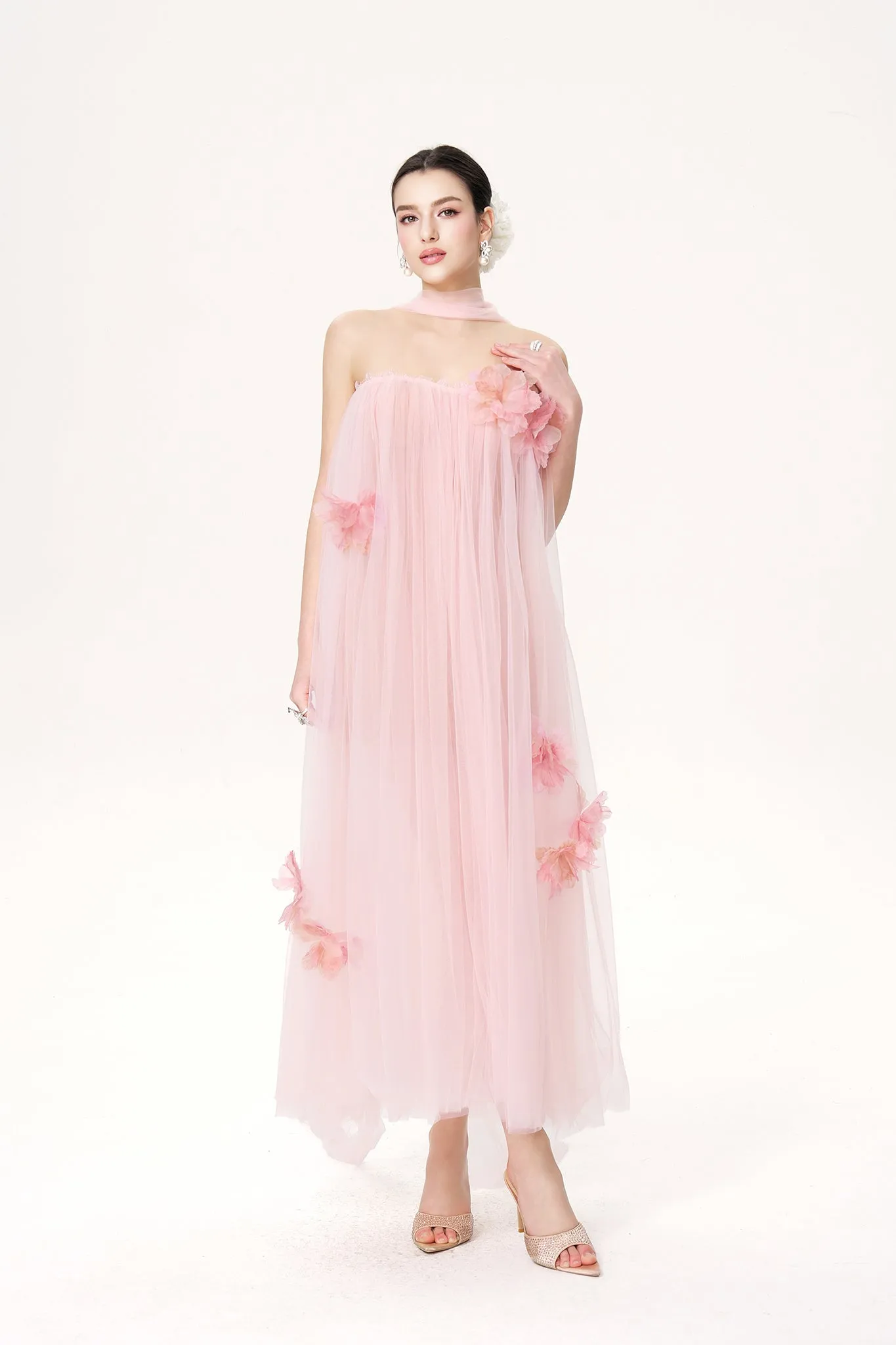 Kiera Dress (Pink) sold by Nana Jacqueline product image thumbnail 2