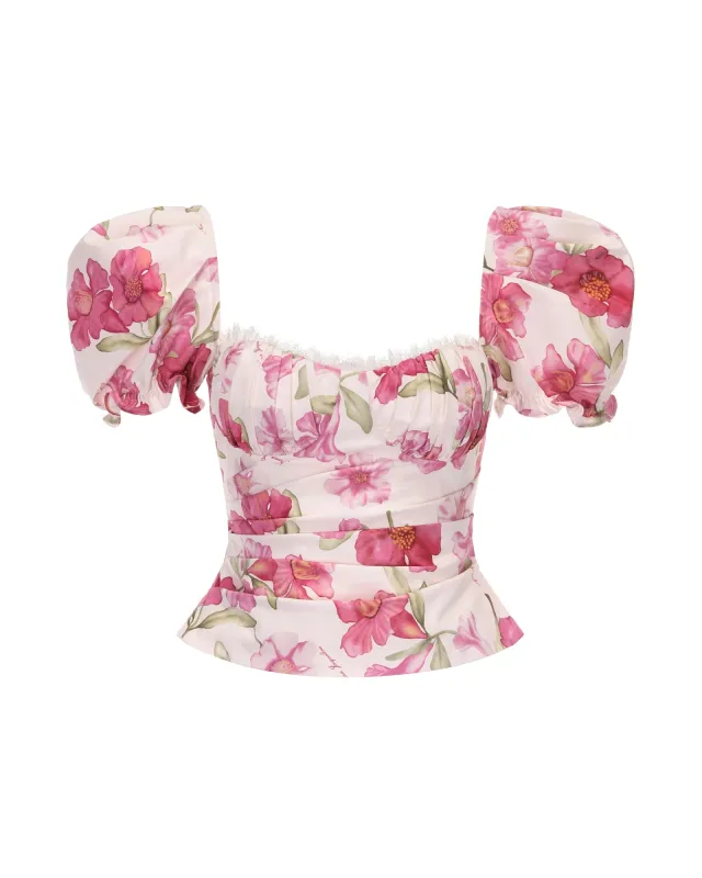 Esmeralda Top (Pink) sold by Nana Jacqueline