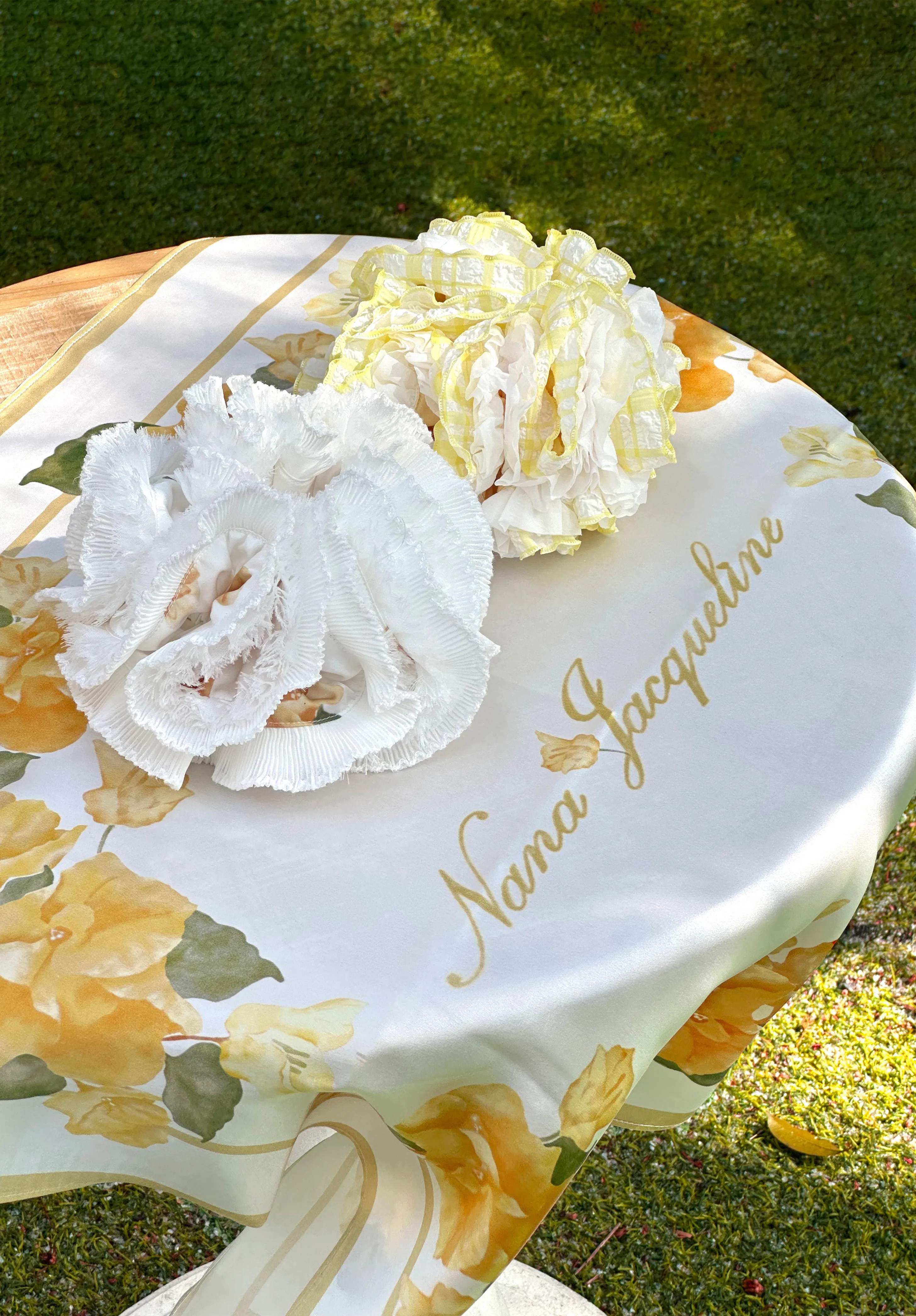 Amani Scrunchie (Yellow) sold by Nana Jacqueline product image thumbnail 3