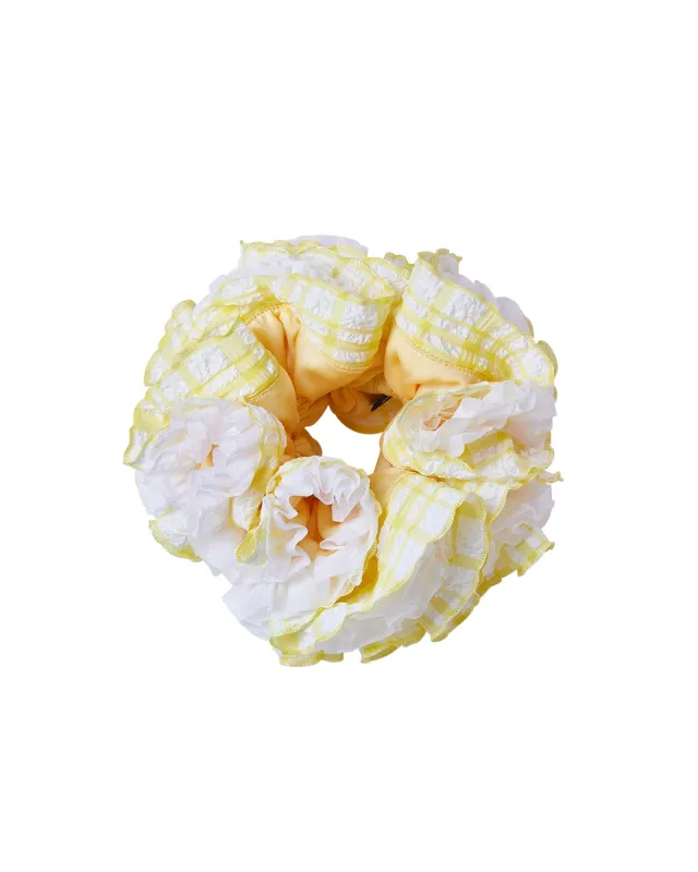 Amani Scrunchie (Yellow) sold by Nana Jacqueline