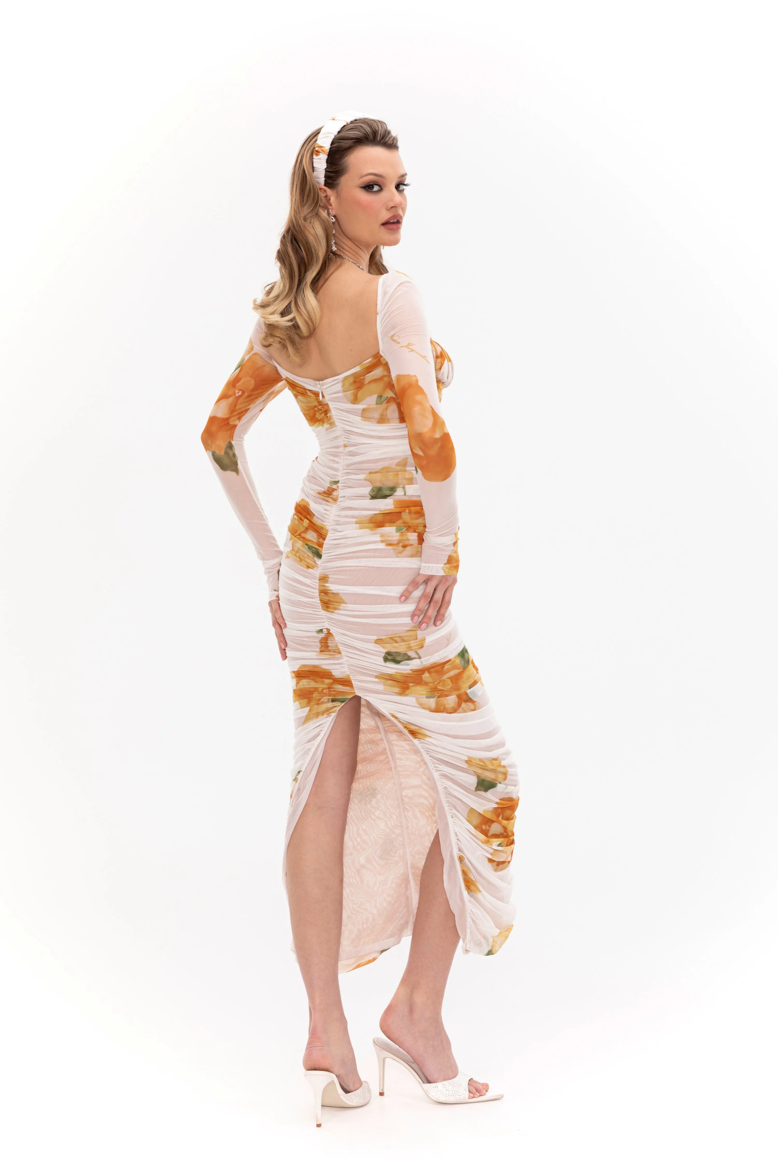 Florentina Dress (Floral) (Final Sale) sold by Nana Jacqueline product image thumbnail 4