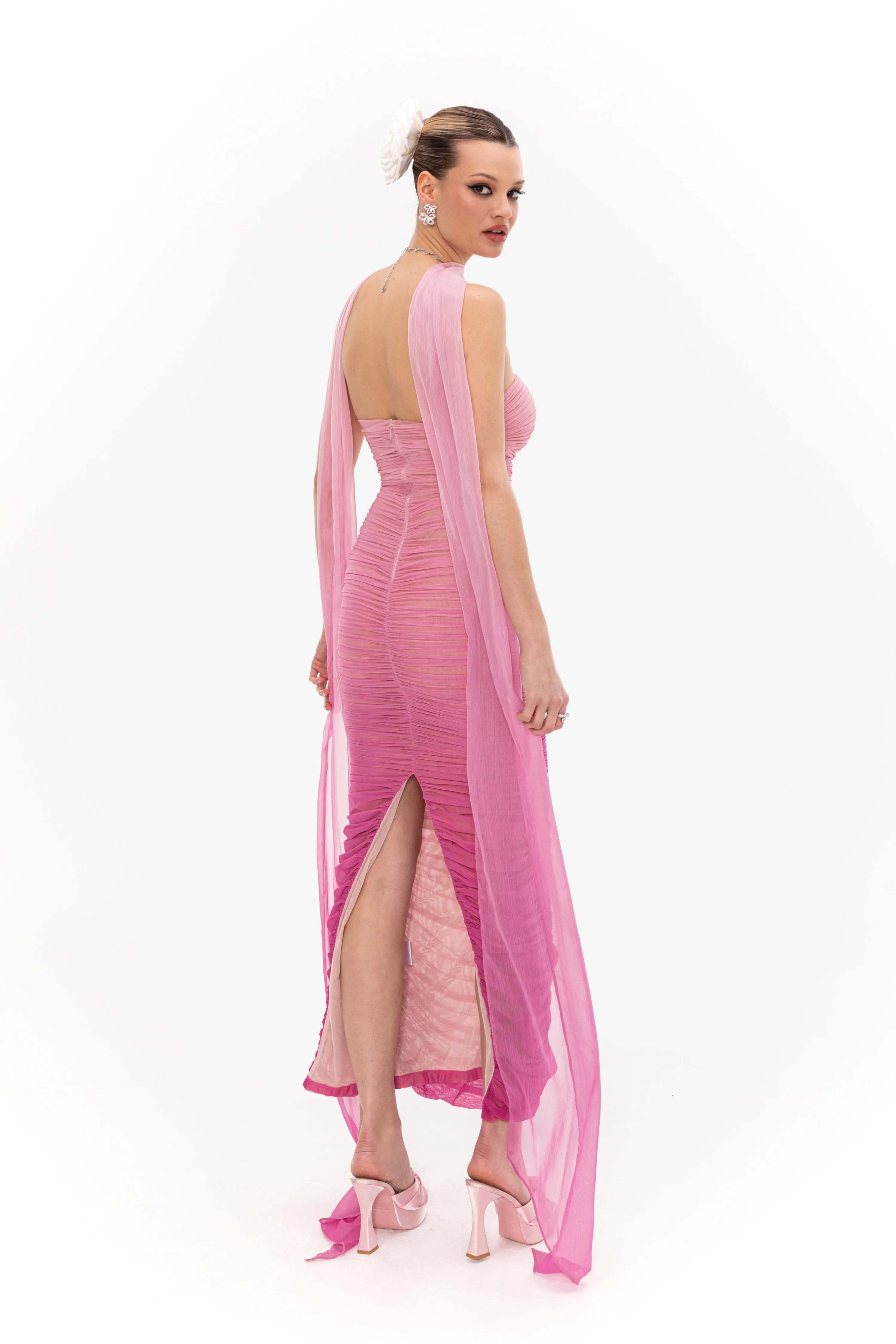 Juliet Dress (Pink) (Final Sale) sold by Nana Jacqueline product image thumbnail 4