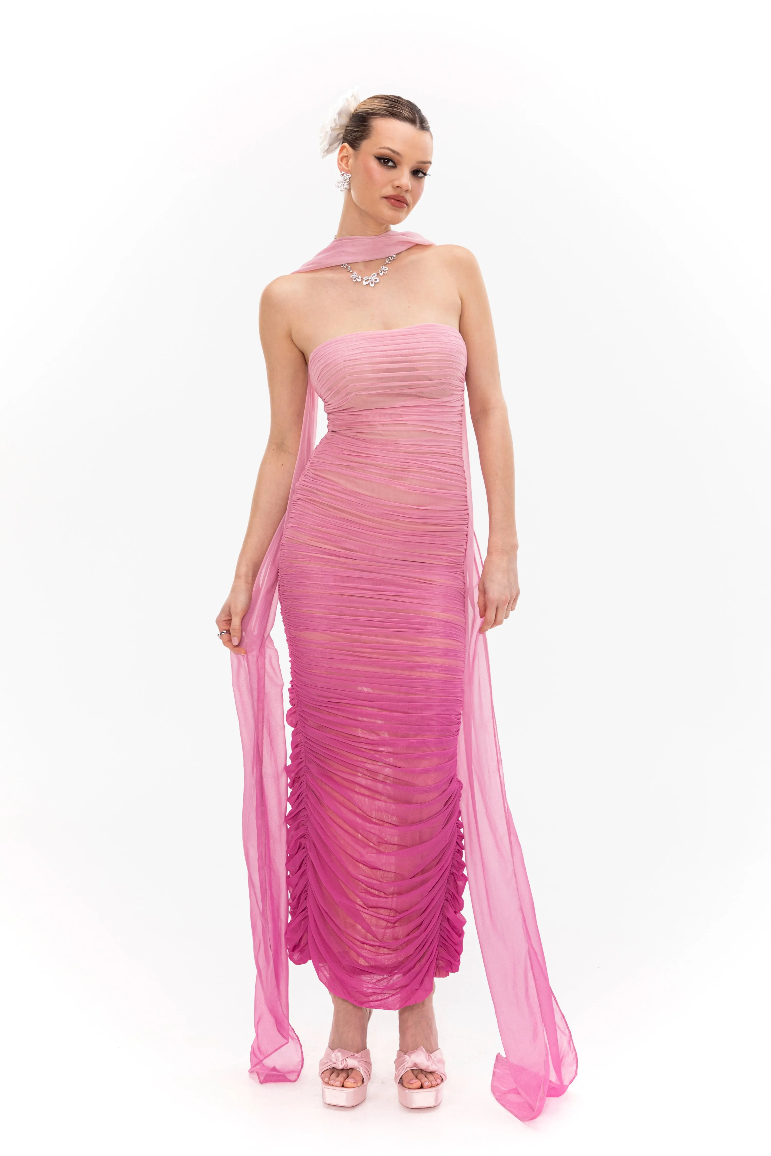 Juliet Dress (Pink) (Final Sale) sold by Nana Jacqueline product image thumbnail 2