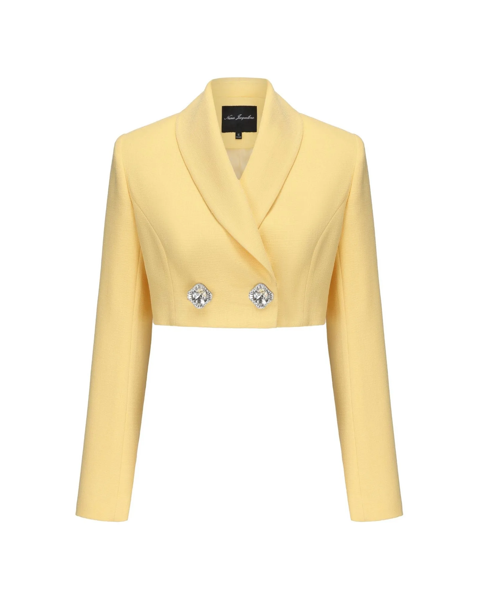 Veronica Crop Blazer (Yellow) sold by Nana Jacqueline