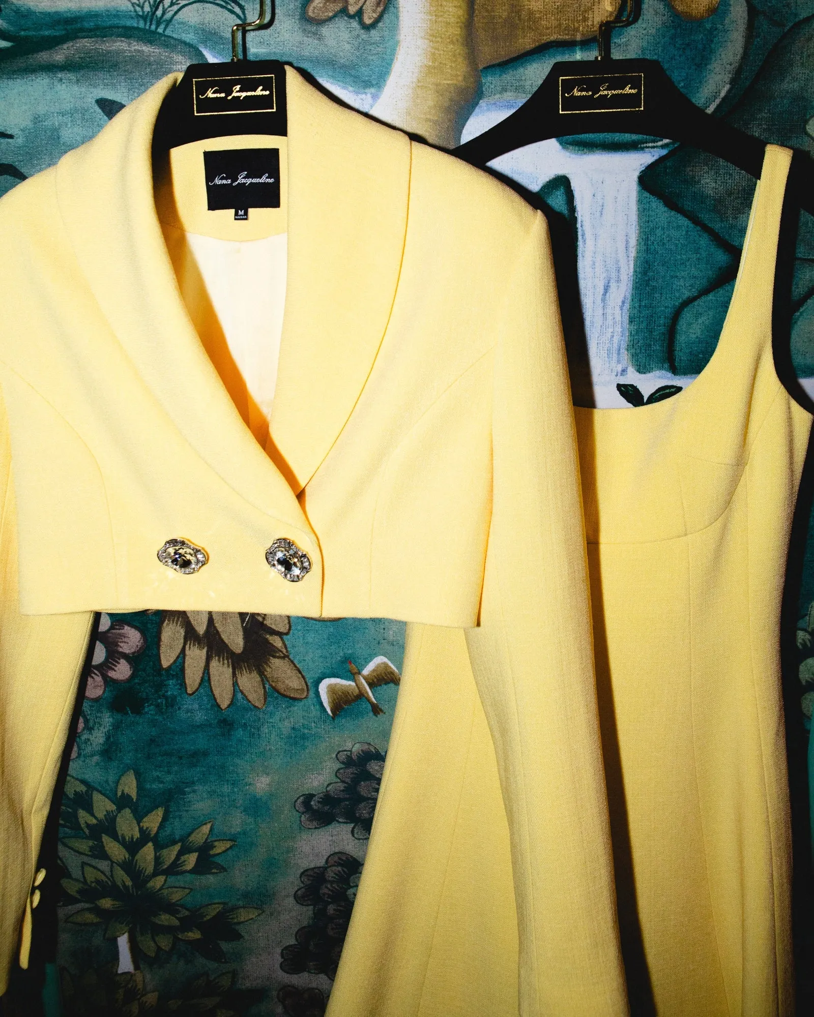 Veronica Crop Blazer (Yellow) sold by Nana Jacqueline product image thumbnail 5