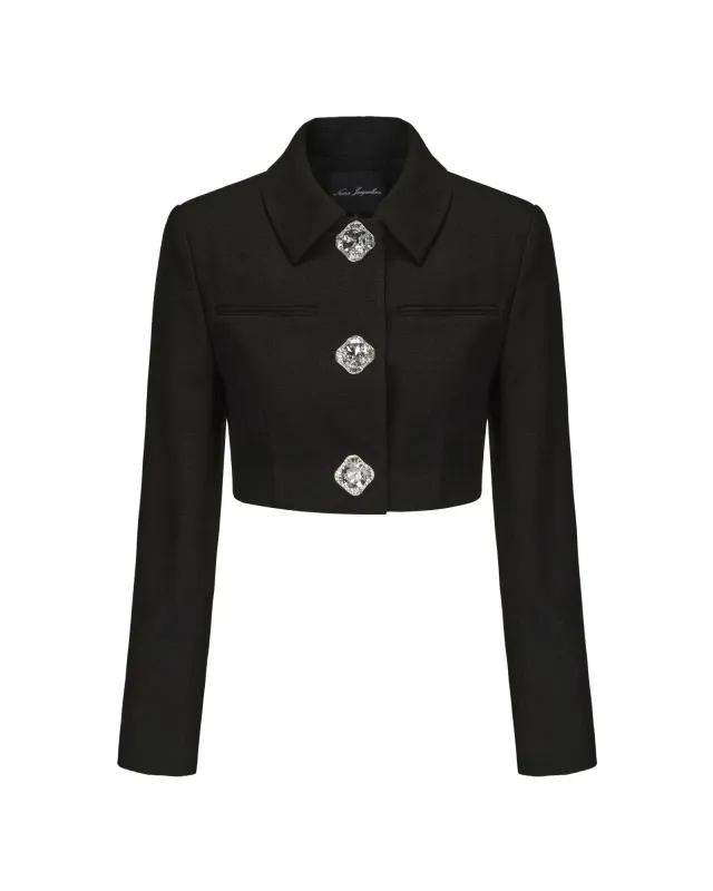 Tatiana Crop Blazer (Black) sold by Nana Jacqueline