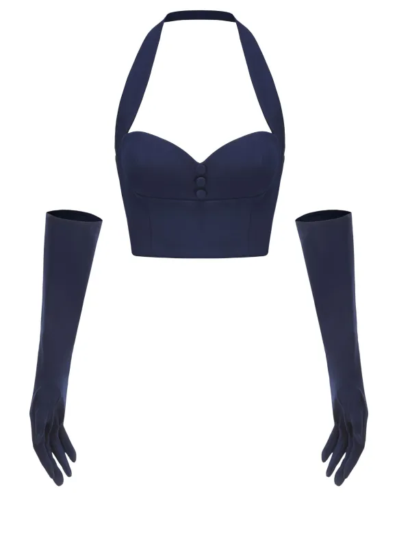 Anastasia Top (Blue) (Final Sale) sold by Nana Jacqueline