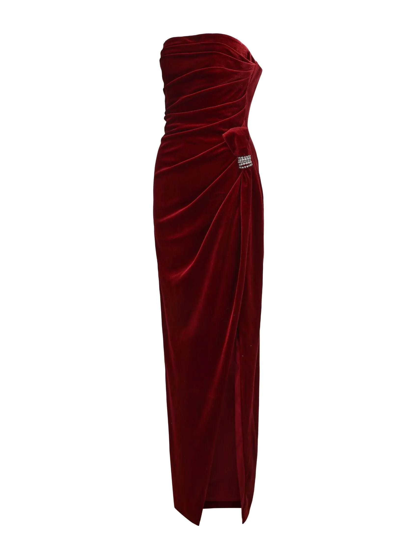 Emma Velvet Dress (Red) (Final Sale) sold by Nana Jacqueline product image thumbnail 2