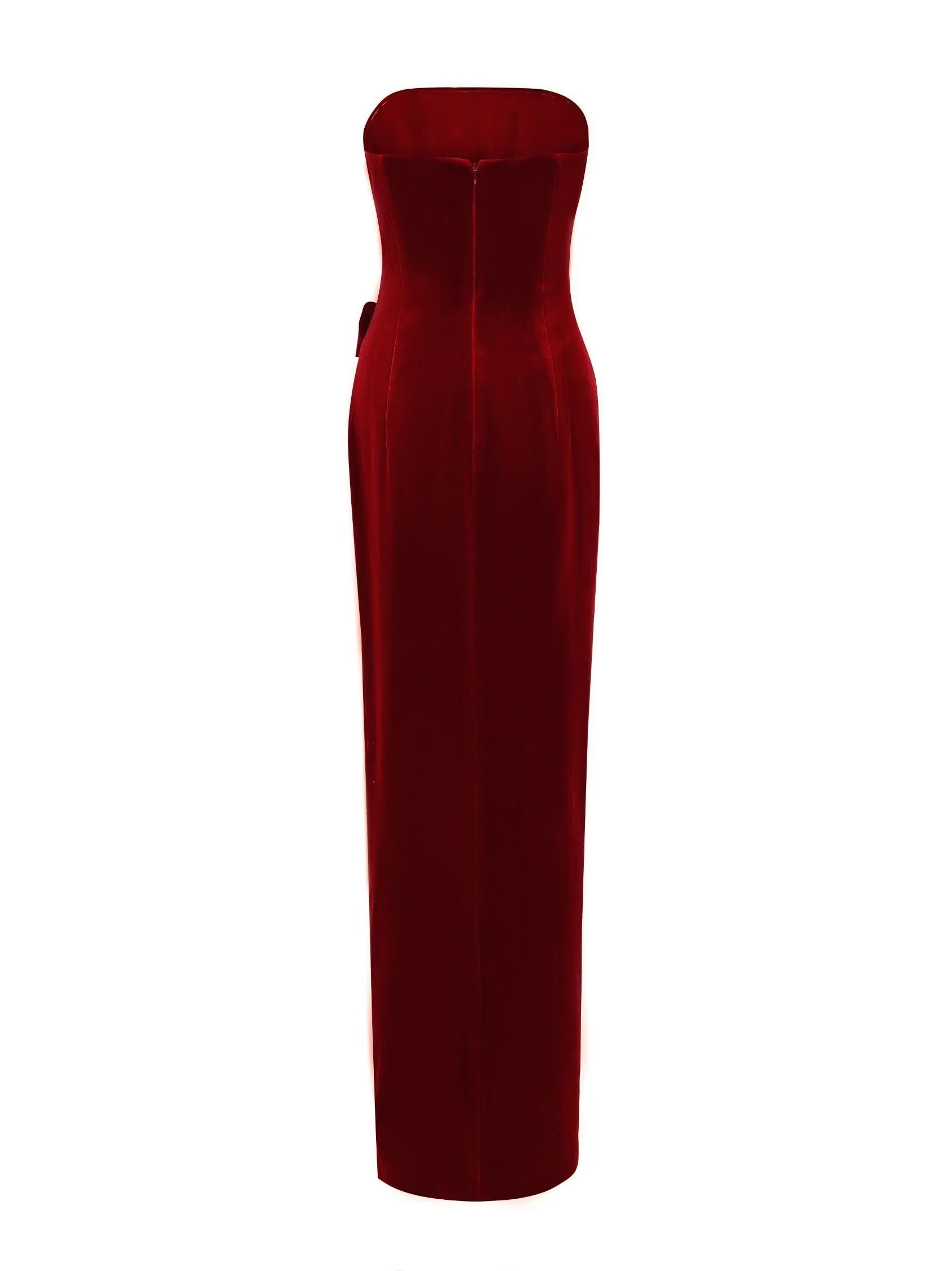 Emma Velvet Dress (Red) (Final Sale) sold by Nana Jacqueline product image thumbnail 3