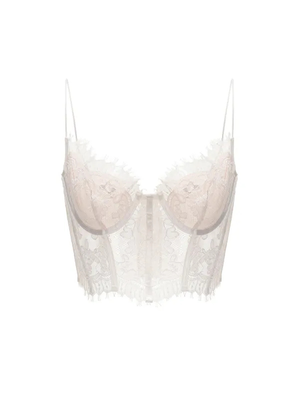 Audrina Lace Top (White) sold by Nana Jacqueline