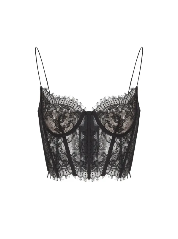 Audrina Lace Top (Black) sold by Nana Jacqueline