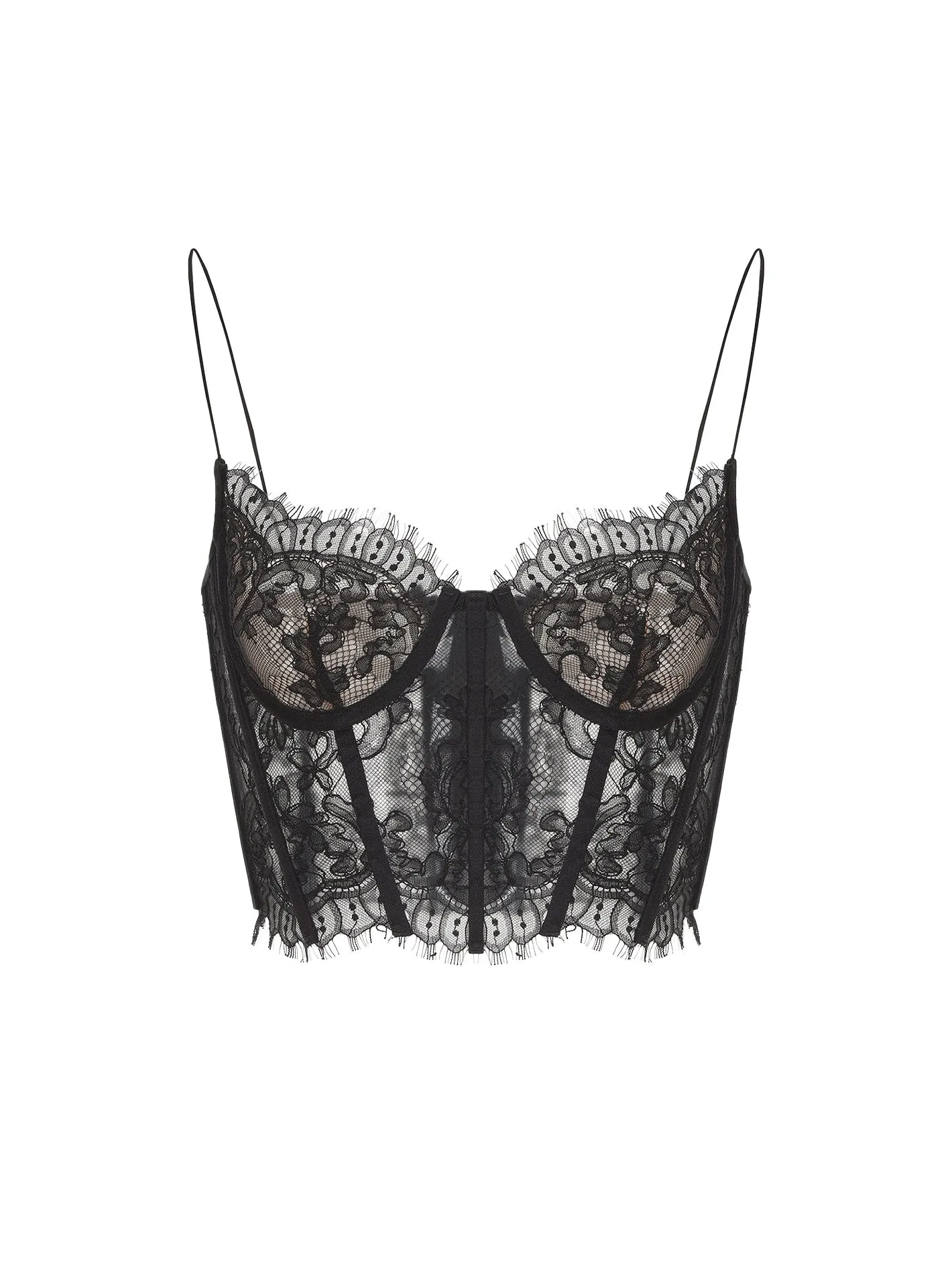 Audrina Lace Top (Black) sold by Nana Jacqueline