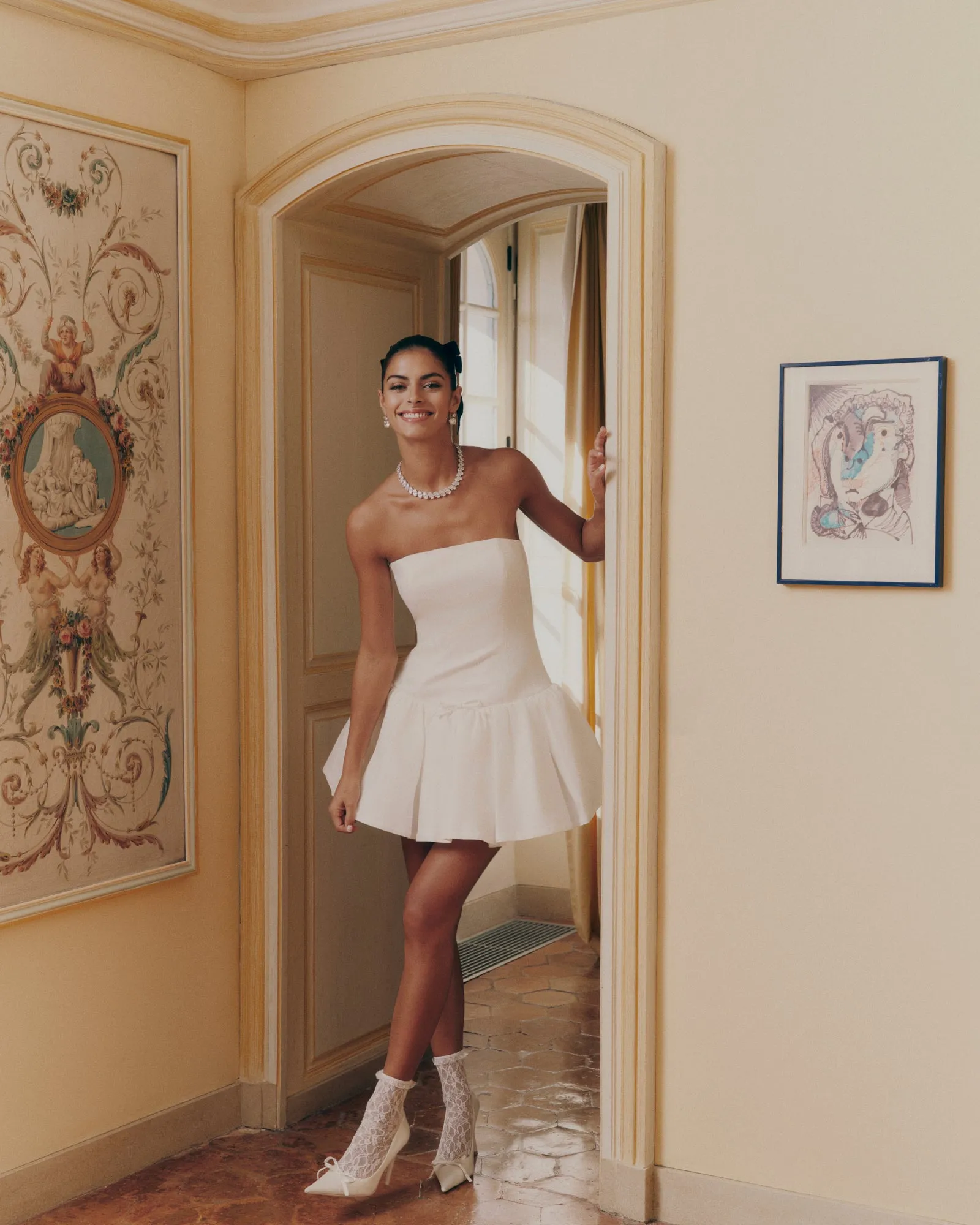 Josie Dress (White) sold by Nana Jacqueline product image thumbnail 5