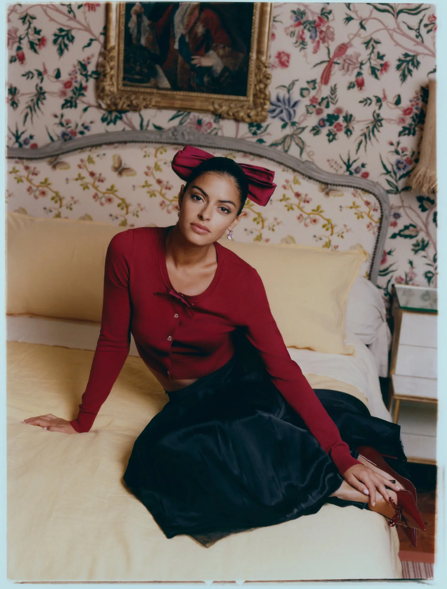 Audrina Cardigan (Red) sold by Nana Jacqueline product image thumbnail 4