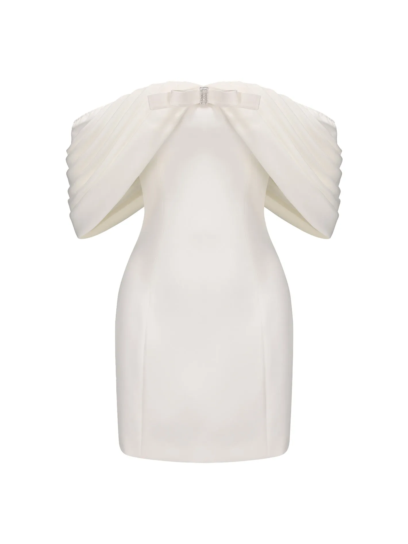 Kate Bow Dress (White) sold by Nana Jacqueline
