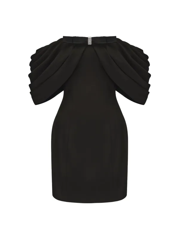 Kate Bow Dress (Black) sold by Nana Jacqueline