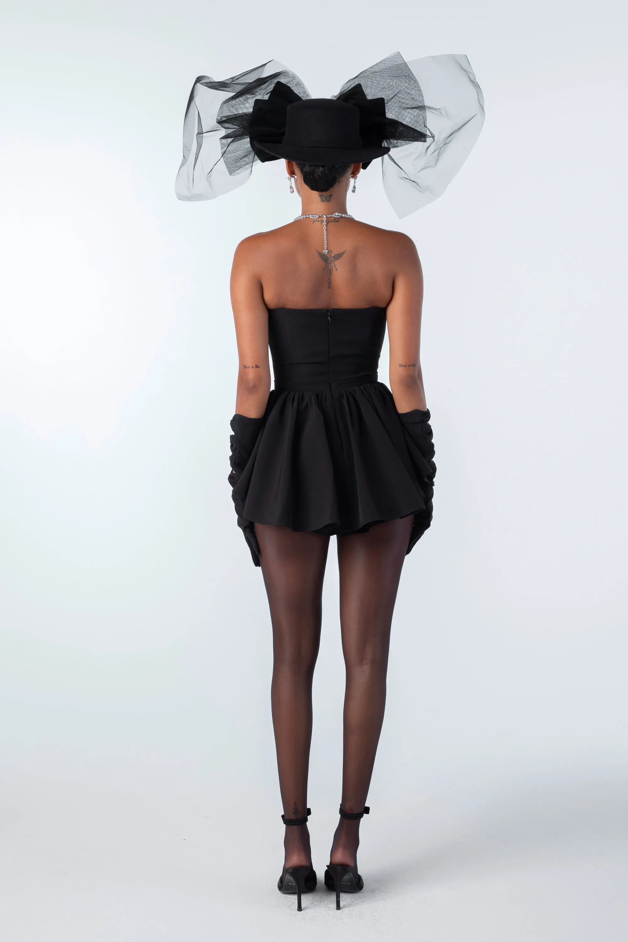 Giselle Bow Jumpsuit (Black) sold by Nana Jacqueline product image thumbnail 5