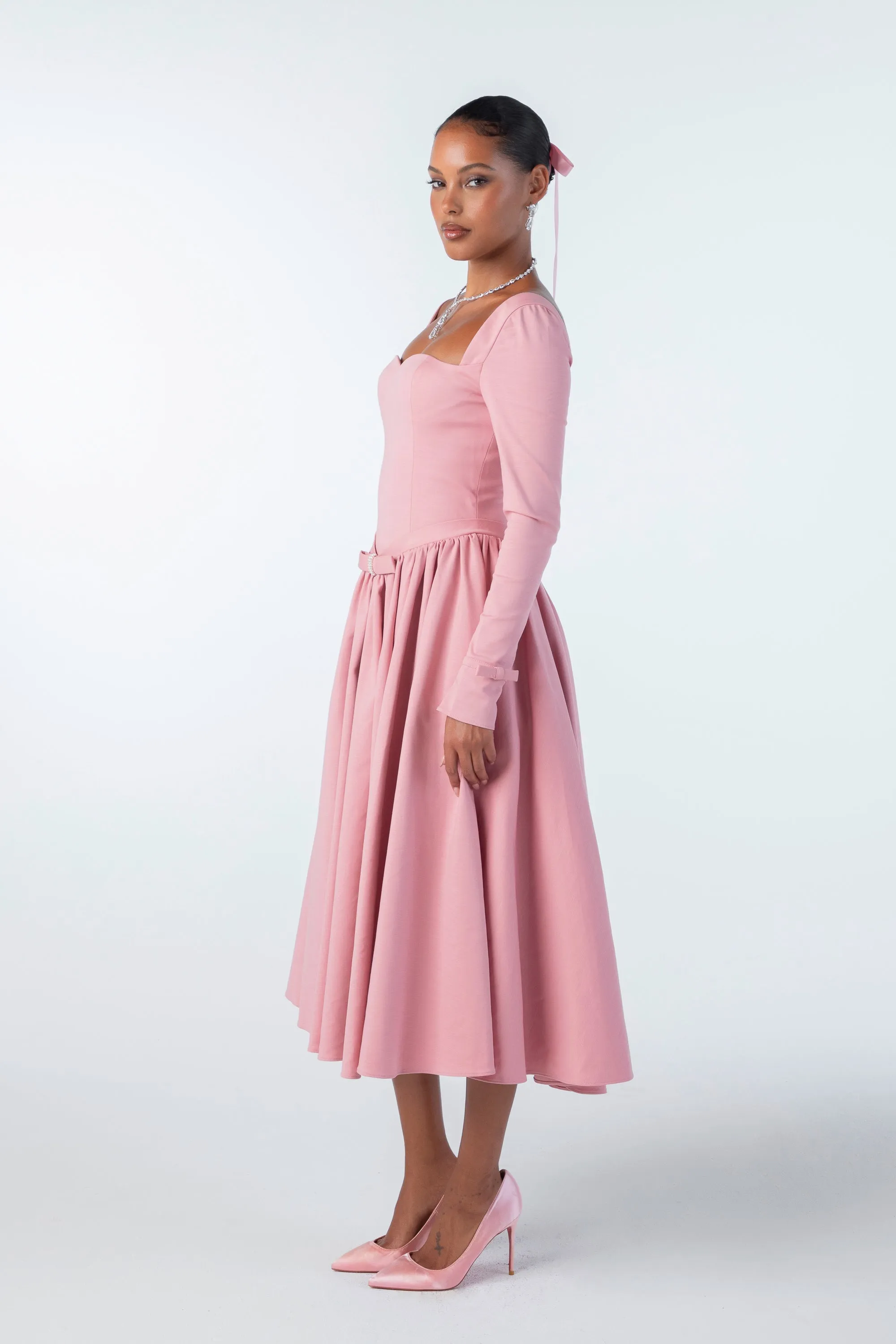 Bernadette Dress (Pink) (Final Sale) sold by Nana Jacqueline product image thumbnail 3