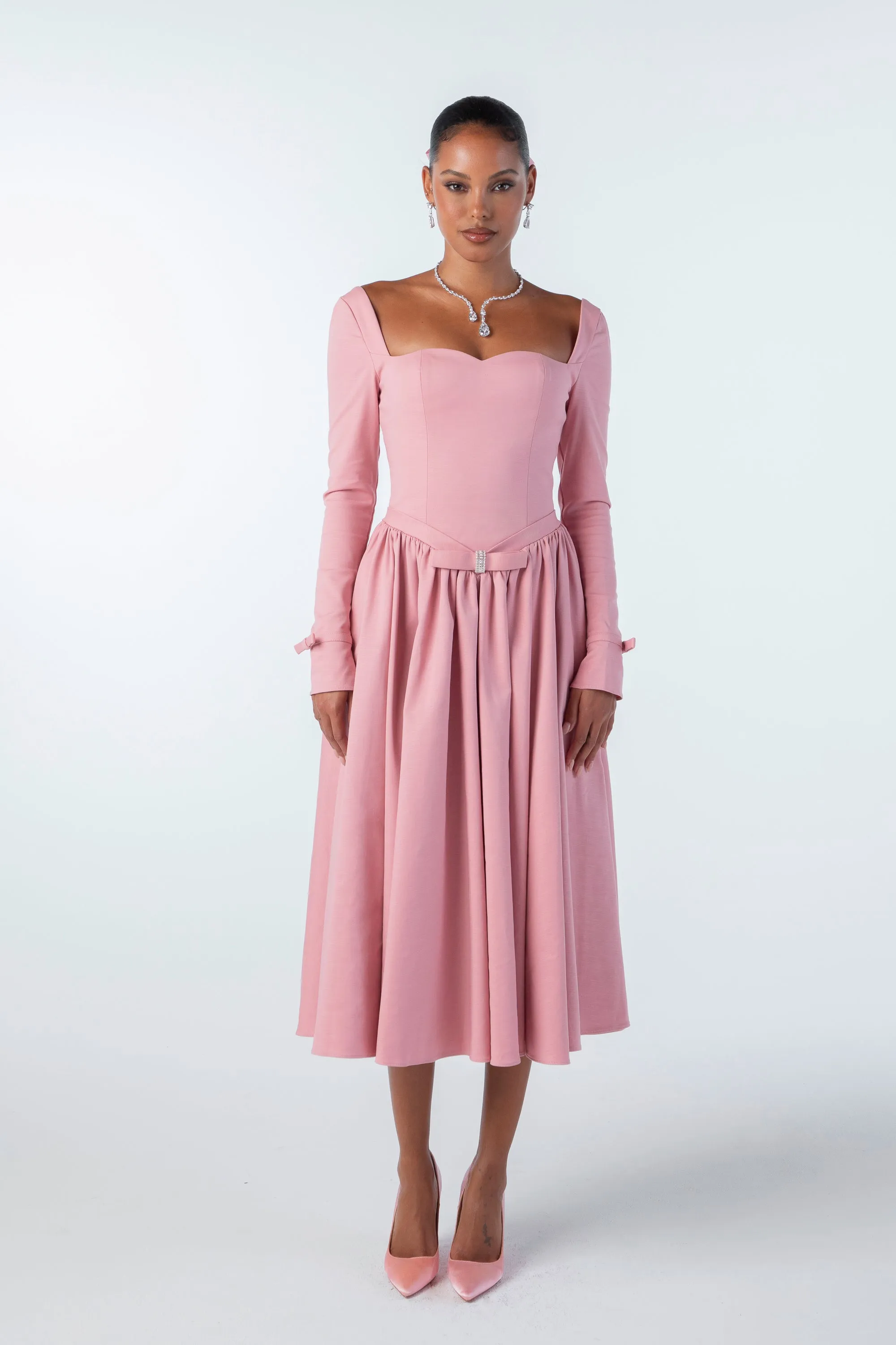Bernadette Dress (Pink) (Final Sale) sold by Nana Jacqueline product image thumbnail 2