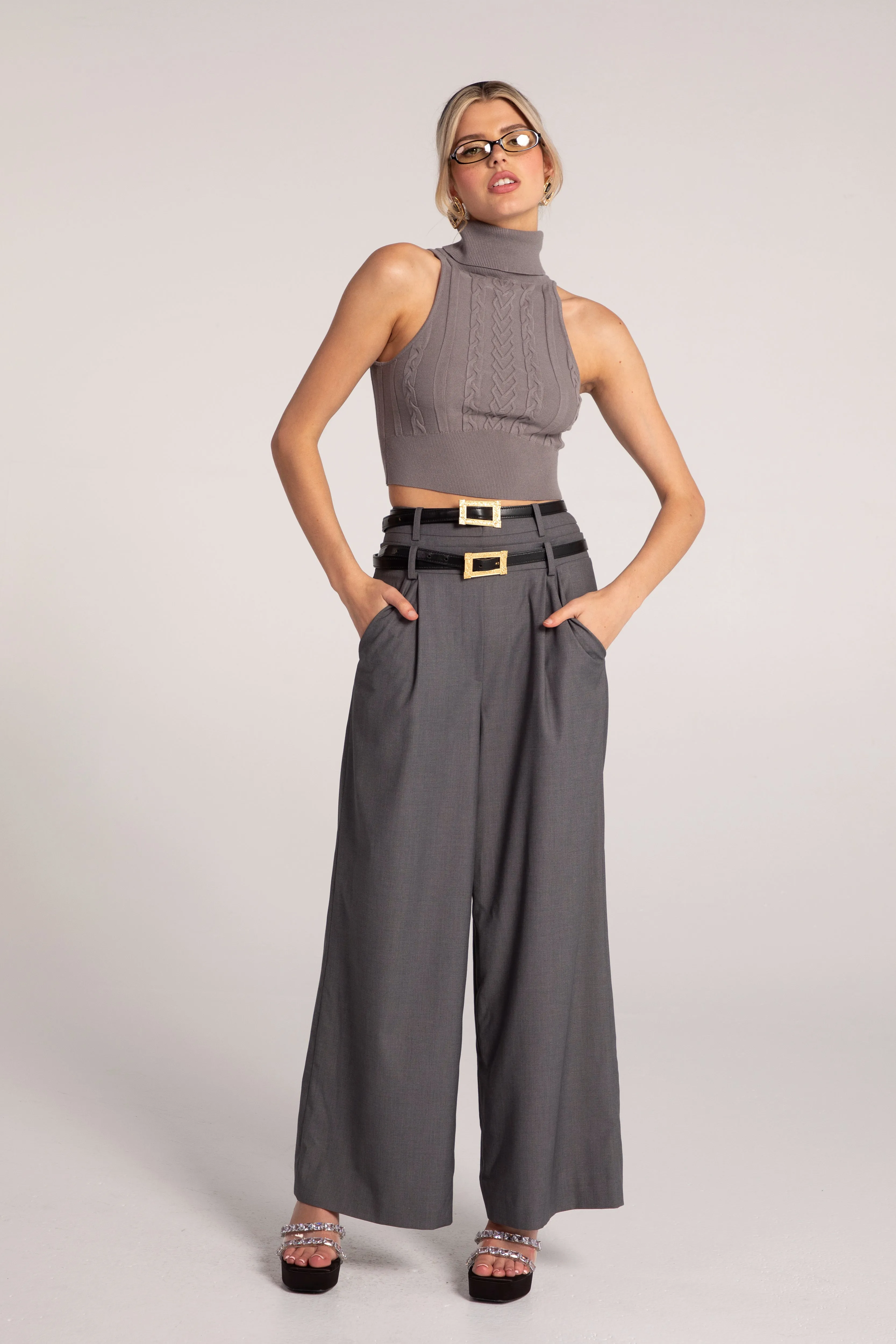 Anna Pants (Grey) (Final Sale) sold by Nana Jacqueline product image thumbnail 2