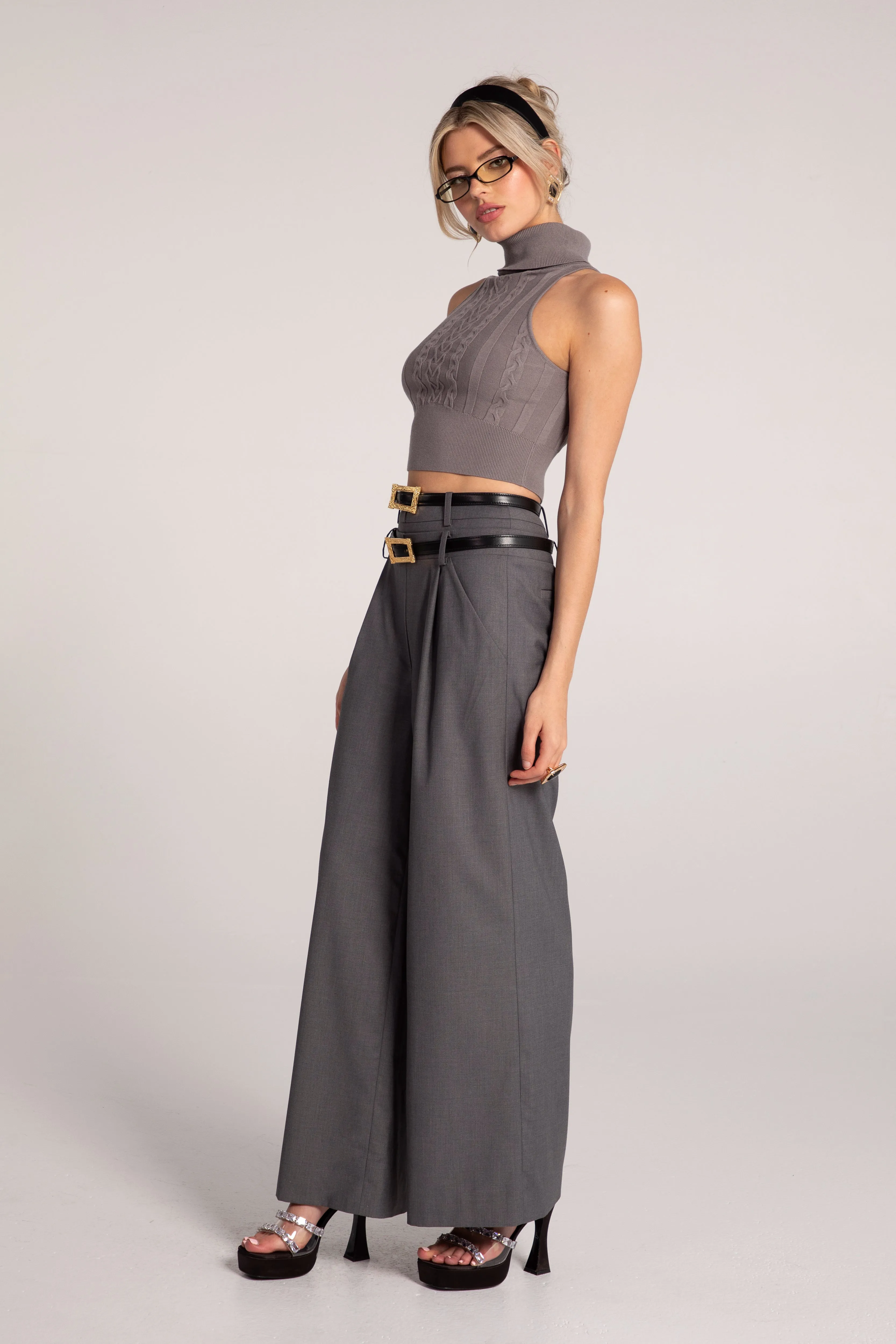 Anna Pants (Grey) (Final Sale) sold by Nana Jacqueline product image thumbnail 4