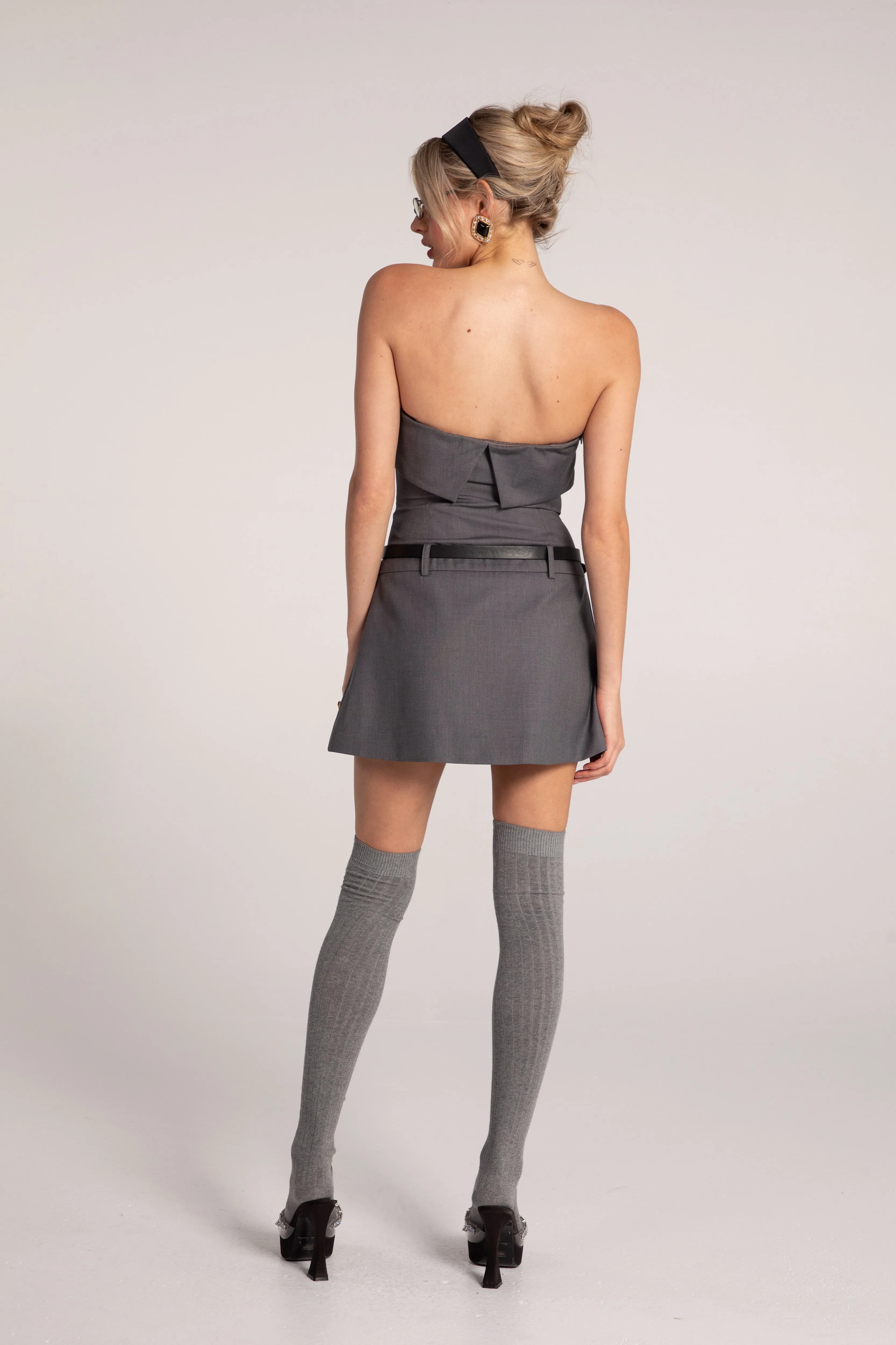 Ashley Dress (Grey) (Final Sale) sold by Nana Jacqueline product image thumbnail 5