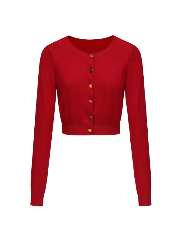 Ashley Cardigan (Red) (Final Sale) sold by Nana Jacqueline