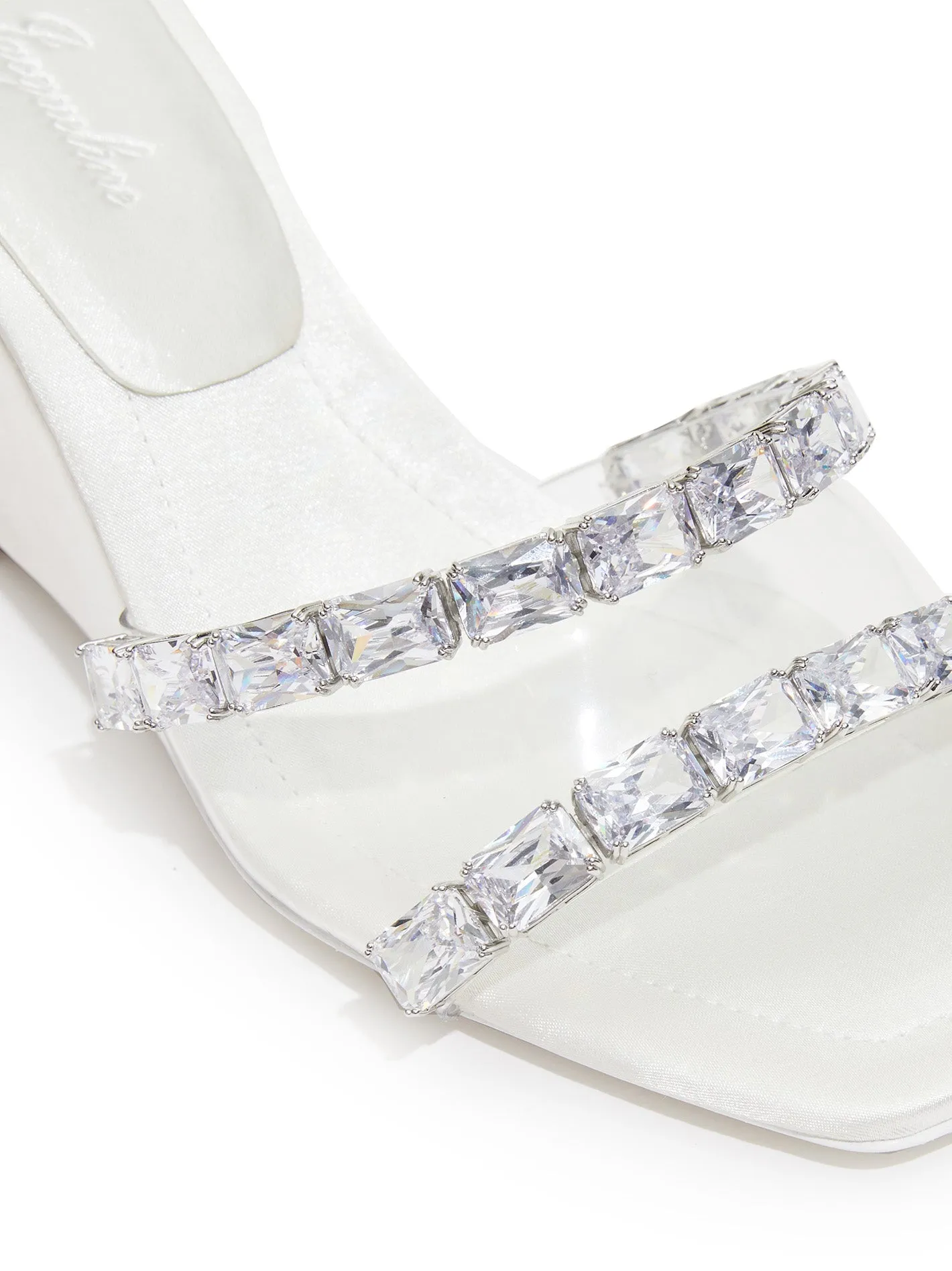 Cassandra Diamond Heels (White) sold by Nana Jacqueline product image thumbnail 5