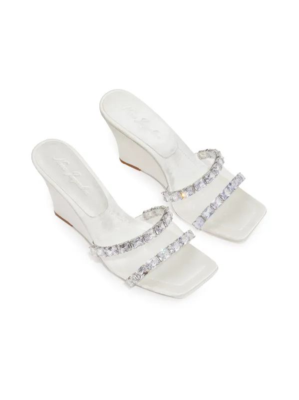 Cassandra Diamond Heels (White) sold by Nana Jacqueline