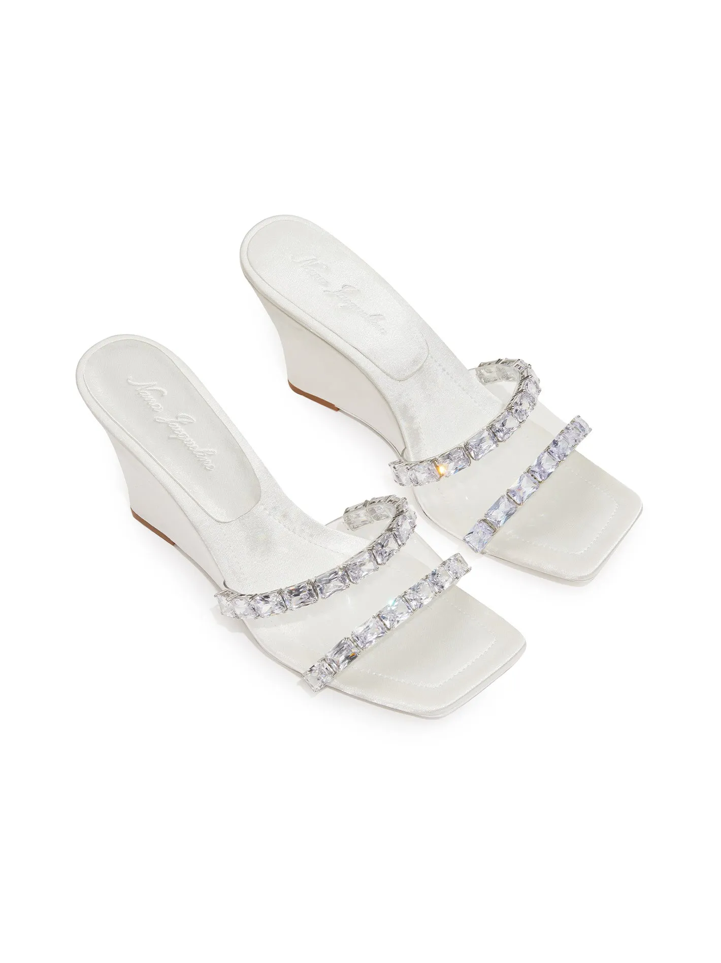 Cassandra Diamond Heels (White) sold by Nana Jacqueline