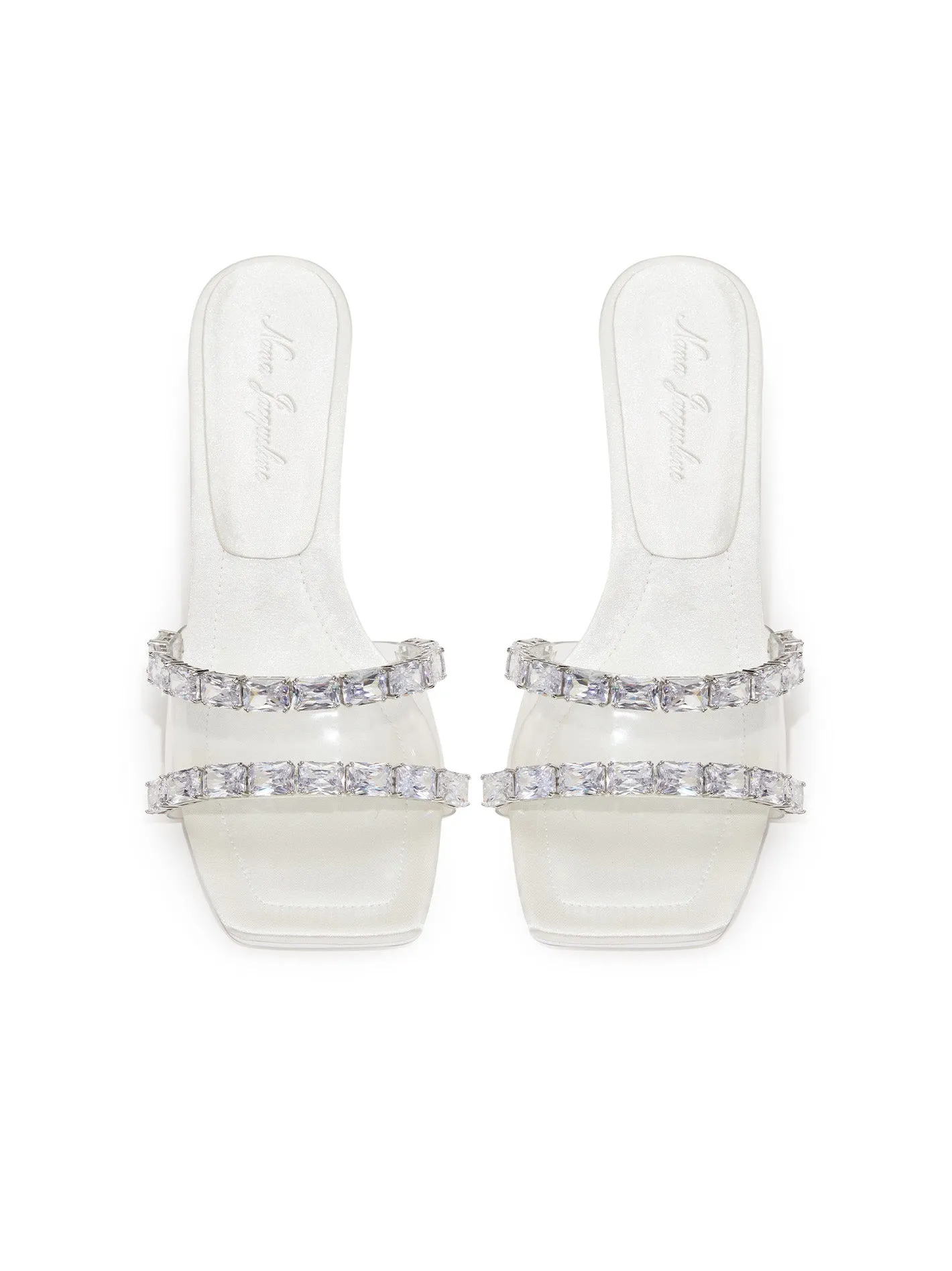 Cassandra Diamond Heels (White) sold by Nana Jacqueline product image thumbnail 2