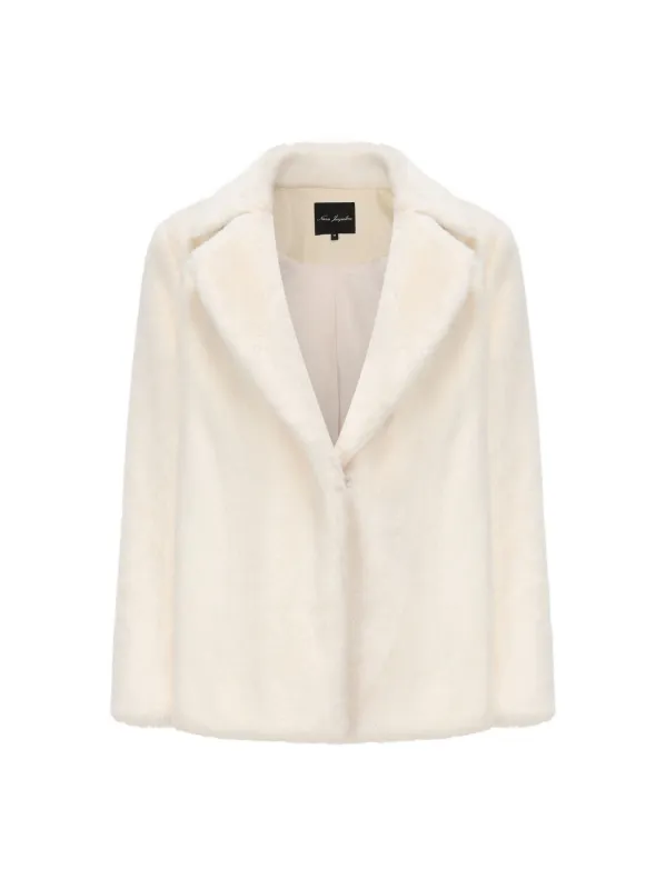 Phoebe Fur Jacket (White) sold by Nana Jacqueline
