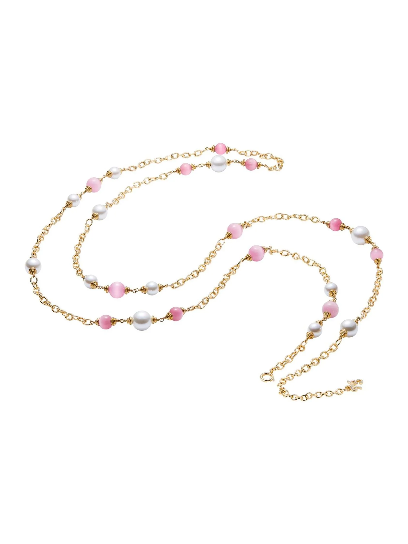 Isabella Pearl Necklace (Pink) (Final Sale) sold by Nana Jacqueline product image thumbnail 3