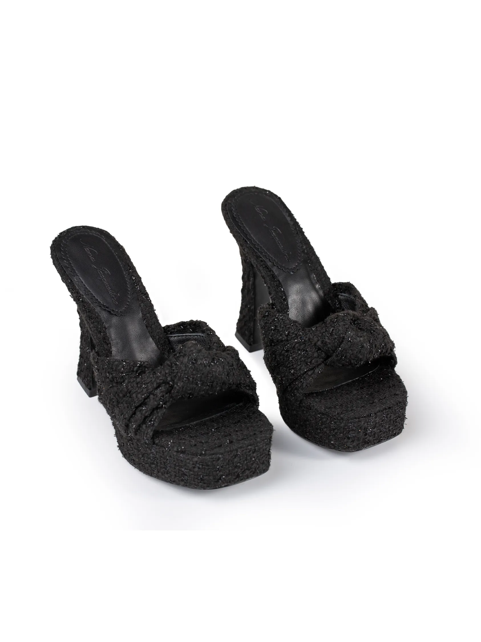 Mara Platform Sandals (Black) sold by Nana Jacqueline