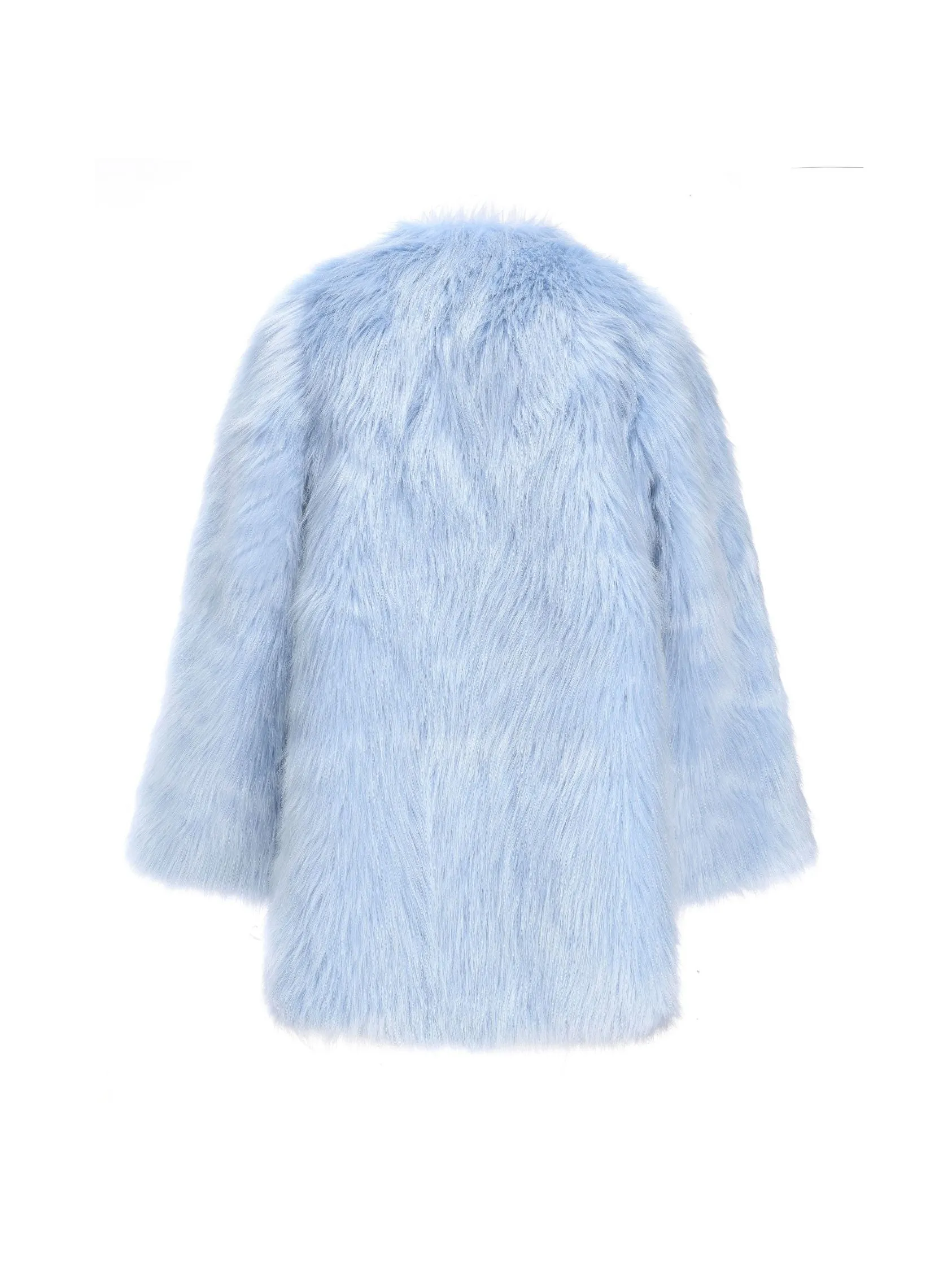 Adeline Fur Coat (Blue) (Final Sale) sold by Nana Jacqueline product image thumbnail 2