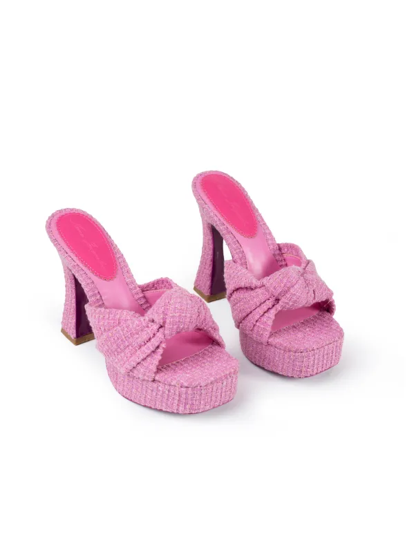 Mara Platform Sandals (Pink) sold by Nana Jacqueline