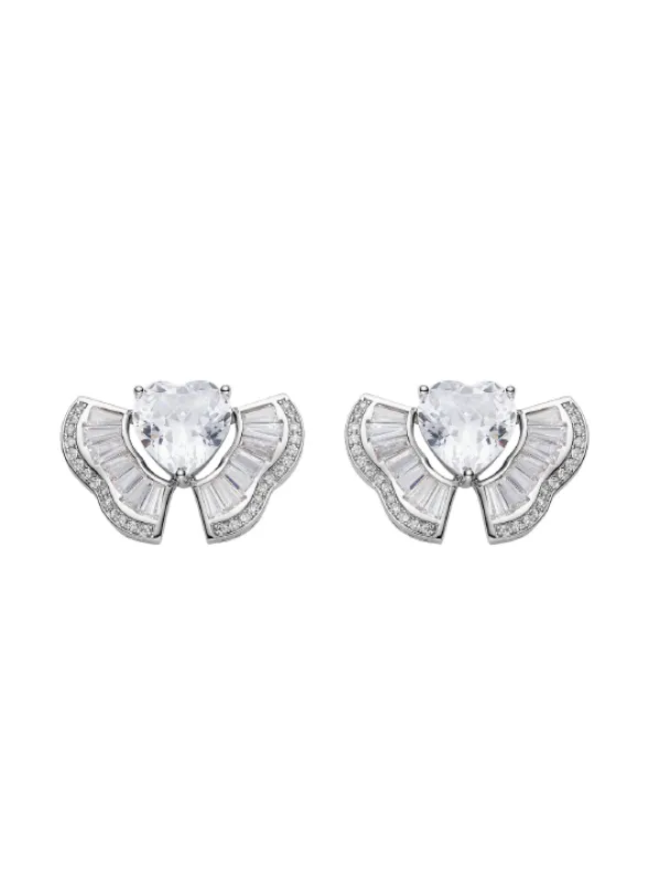 Juliet Heart Earrings (Final Sale) sold by Nana Jacqueline