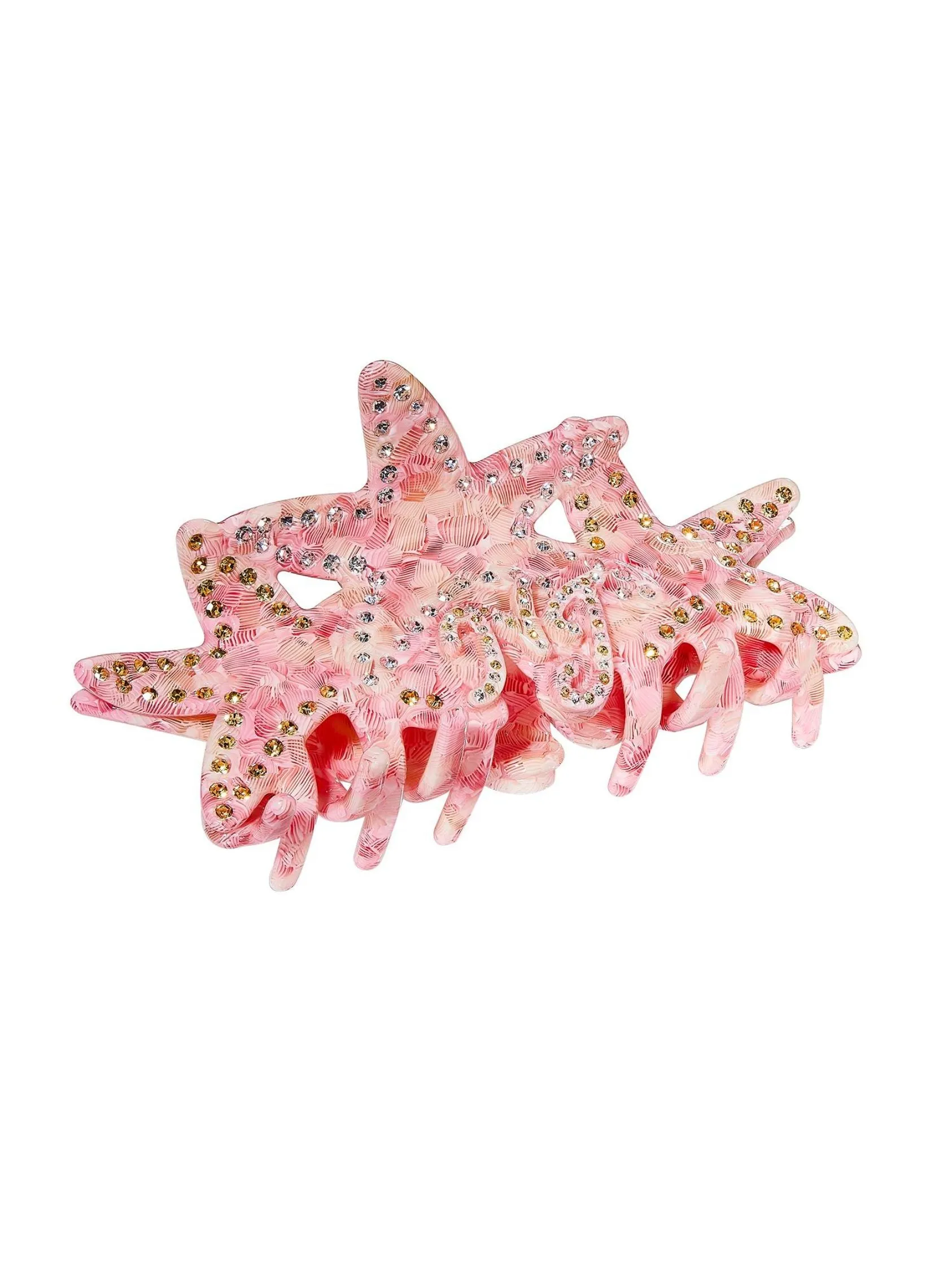 Paulina Crystal Star Claw Clip (Light Pink) (Final Sale) sold by Nana Jacqueline product image thumbnail 2