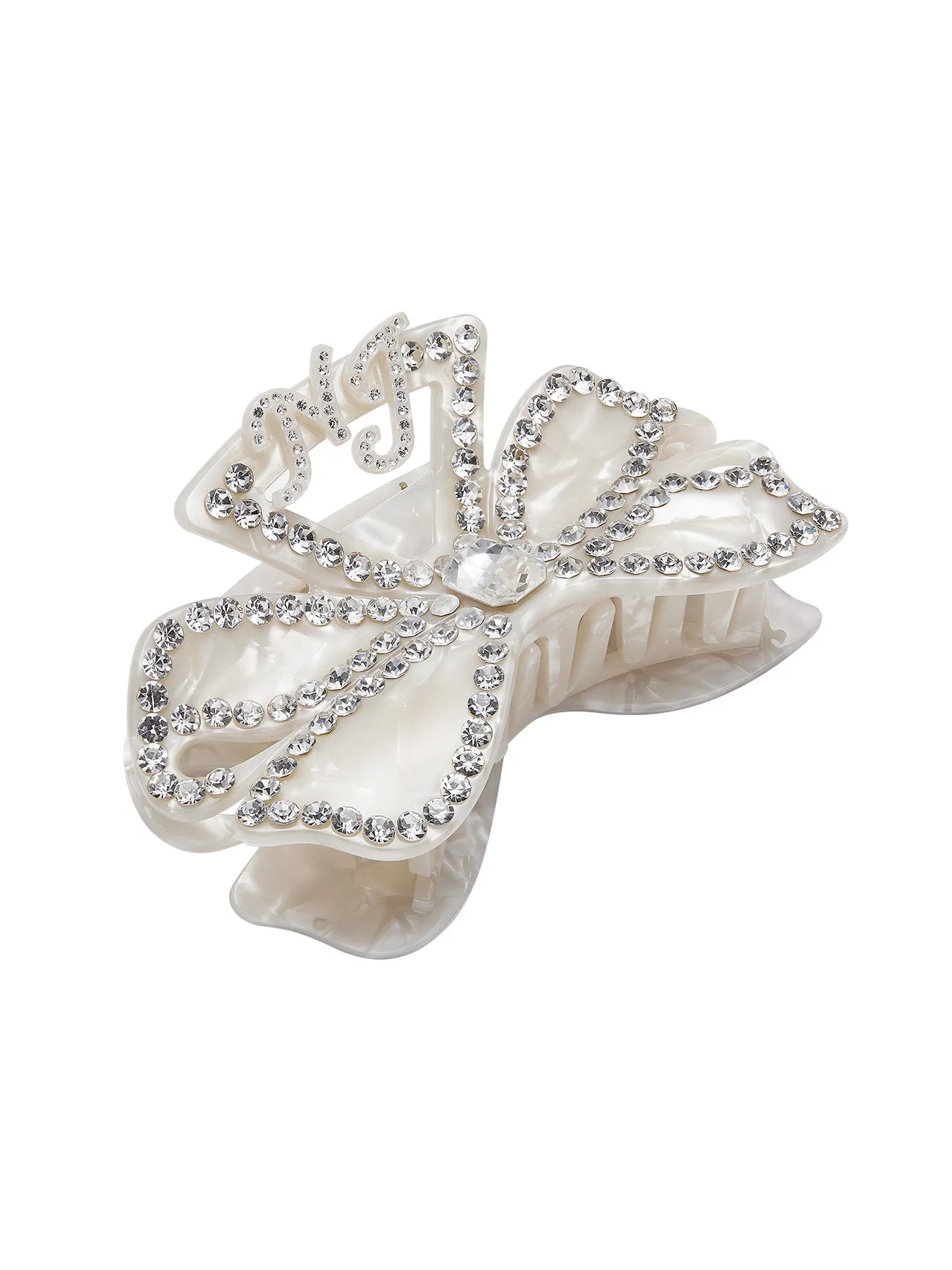 Sydney Hair Clip (White) sold by Nana Jacqueline product image thumbnail 2