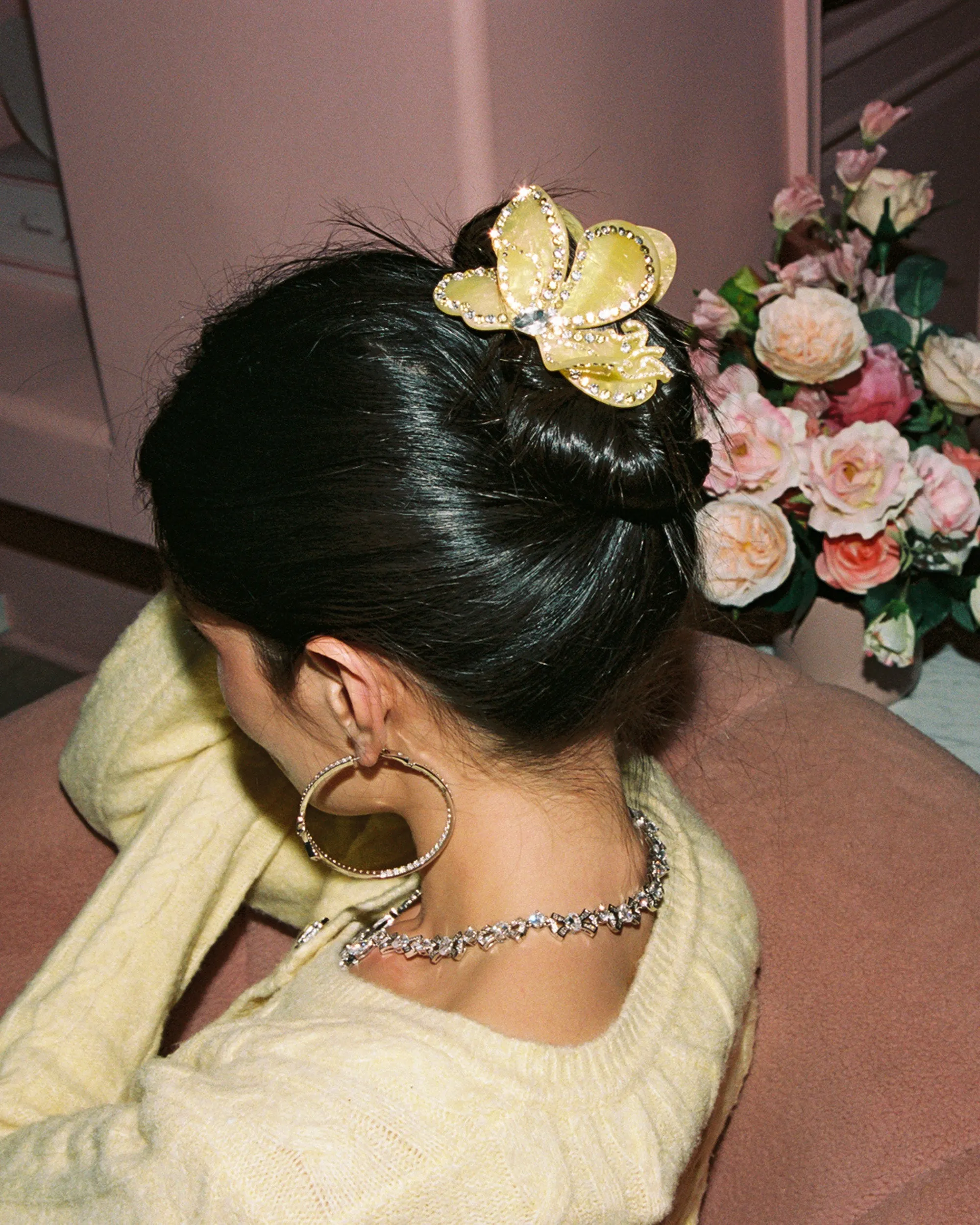 Ariella Hair Clip (Yellow) sold by Nana Jacqueline product image thumbnail 2
