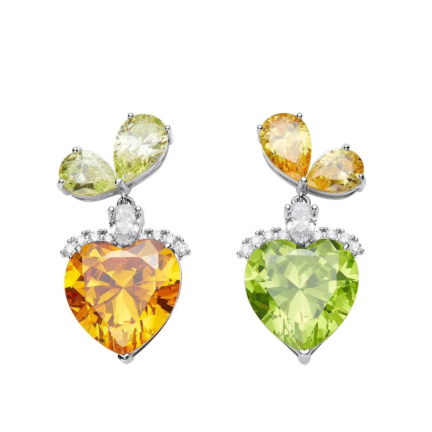 Valentina Earrings (Green & Yellow) (Final Sale) sold by Nana Jacqueline product image thumbnail 2